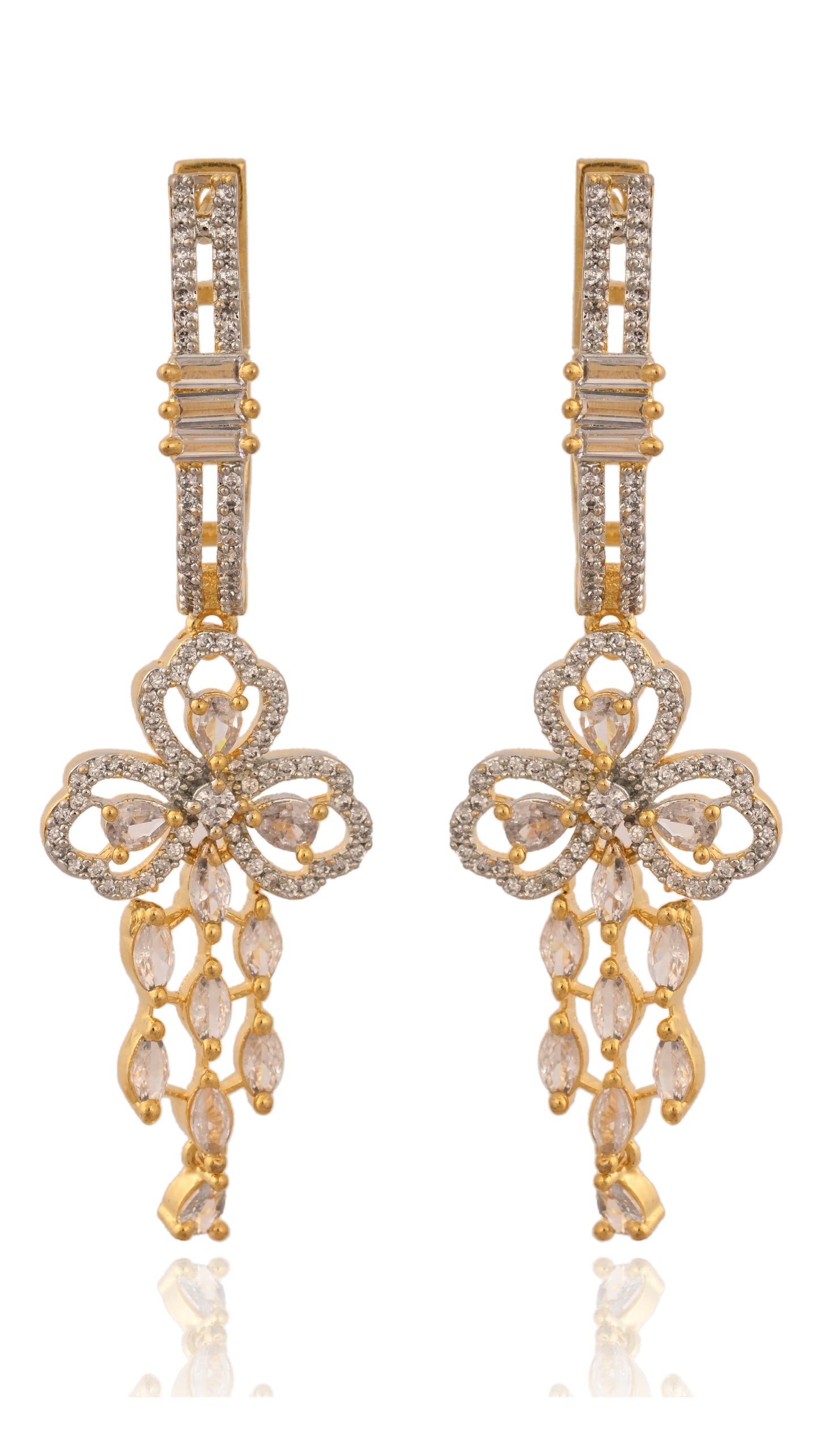 Golden Glimmer Earrings