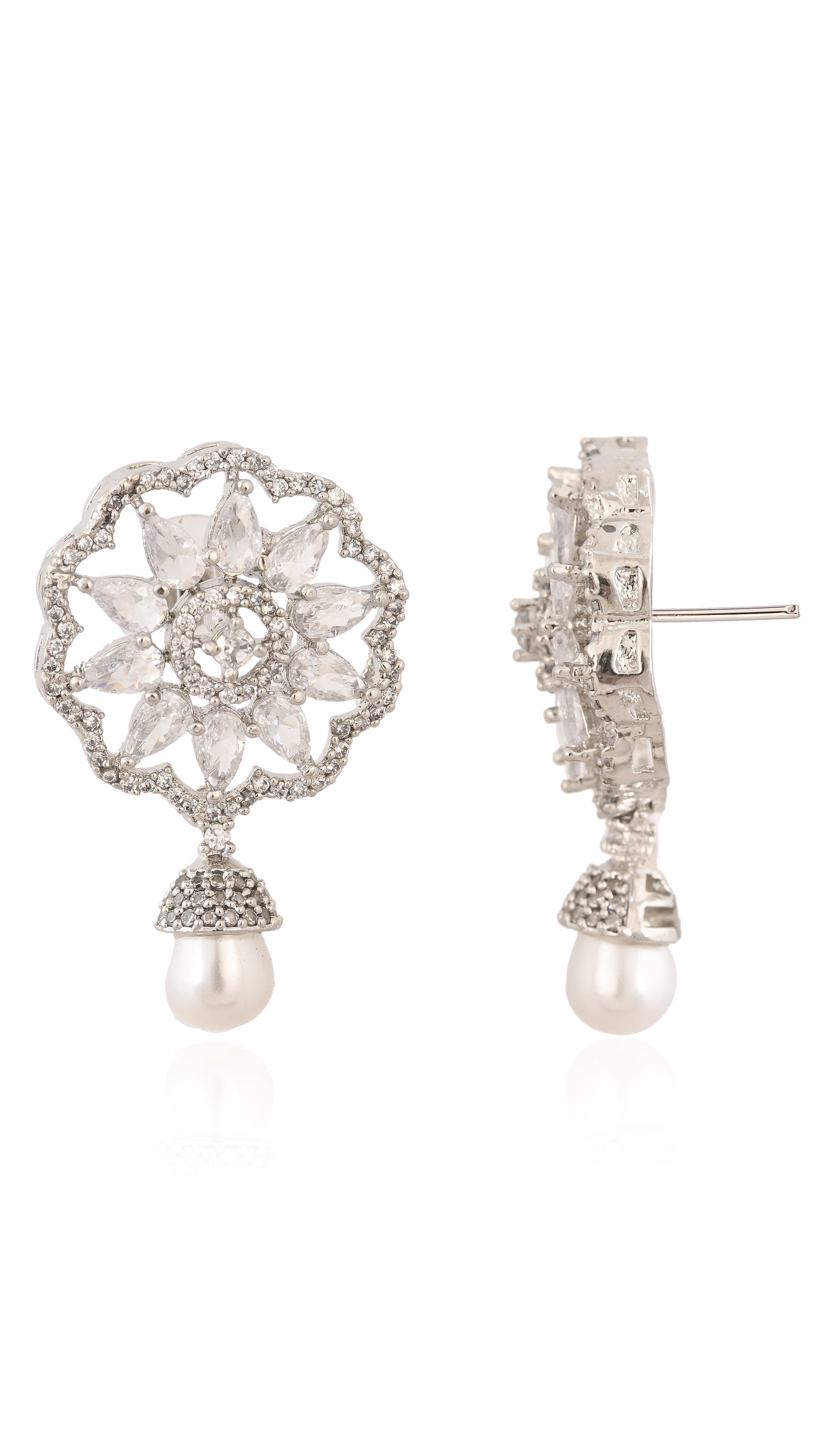 Gemstone Dewdrop Earrings