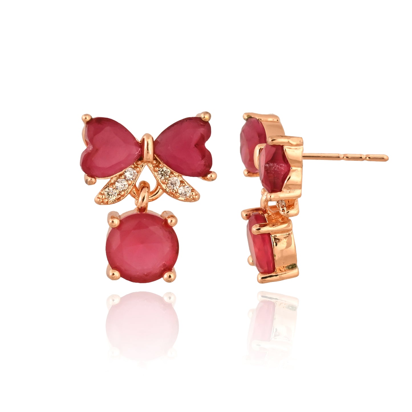 Rosé Bloom Studs