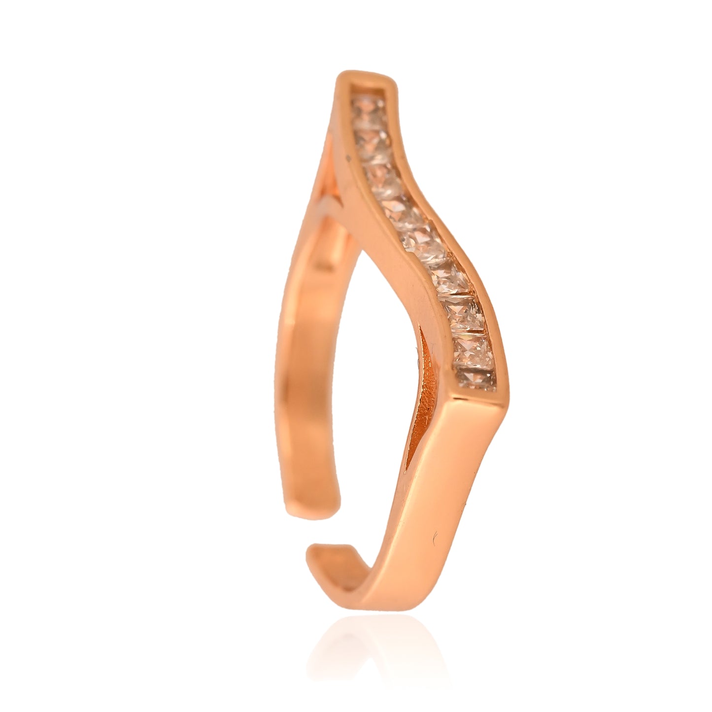 Golden Wave Ring