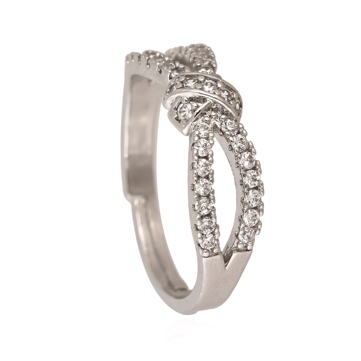 Diamond Whisper Bow Ring