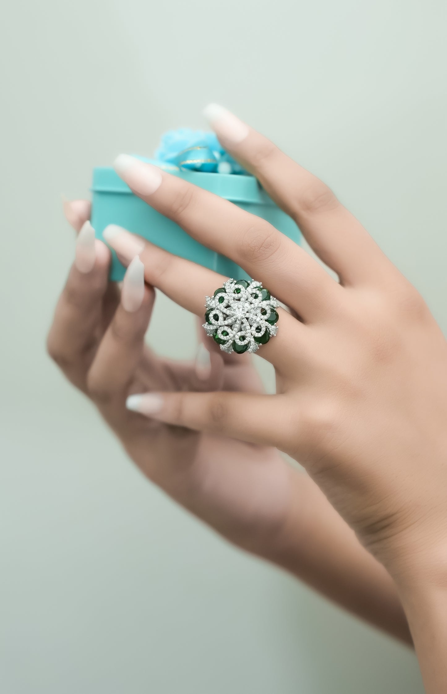 Frosted Bloom Ring