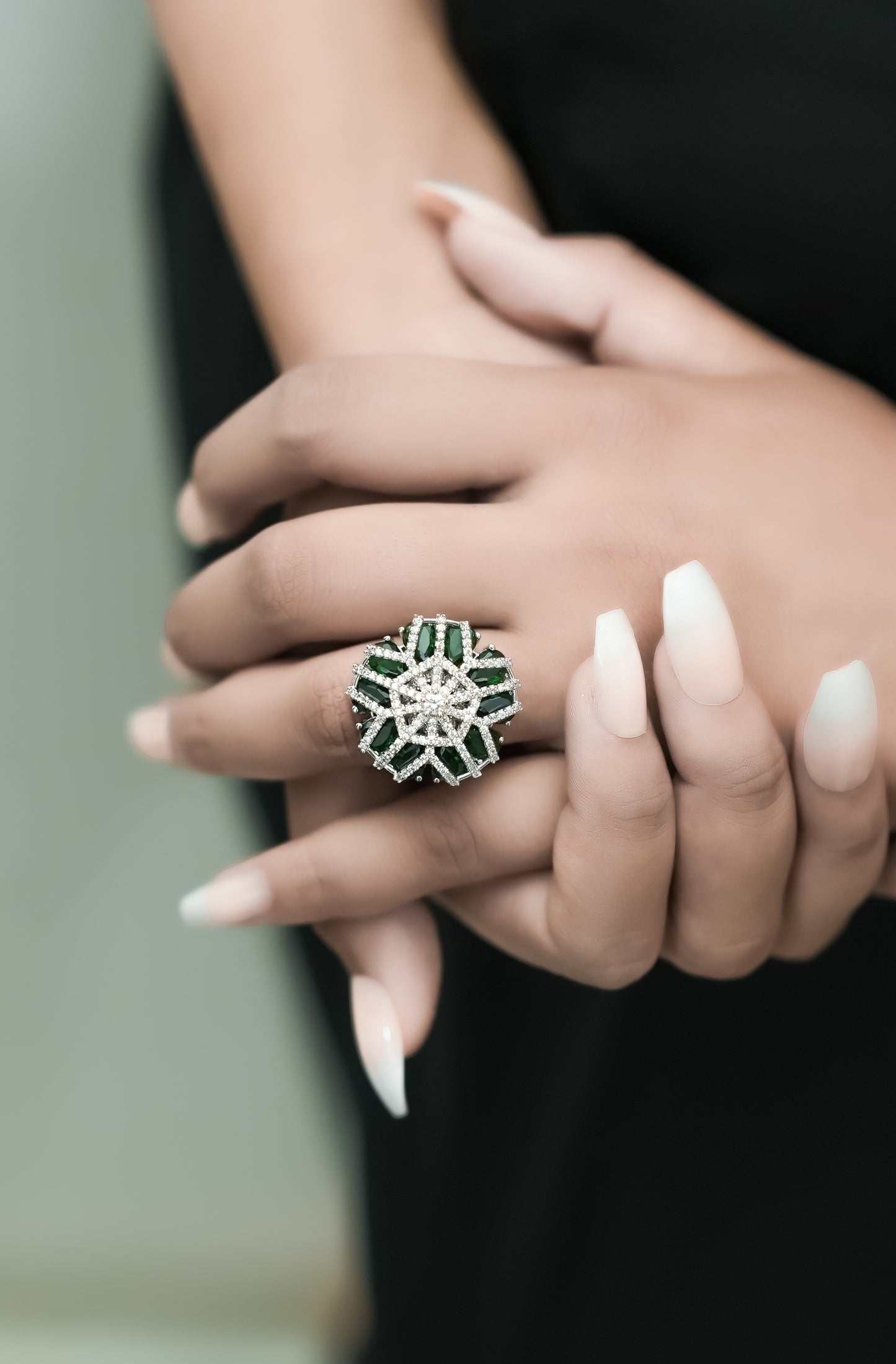 Starburst Shimmer Ring