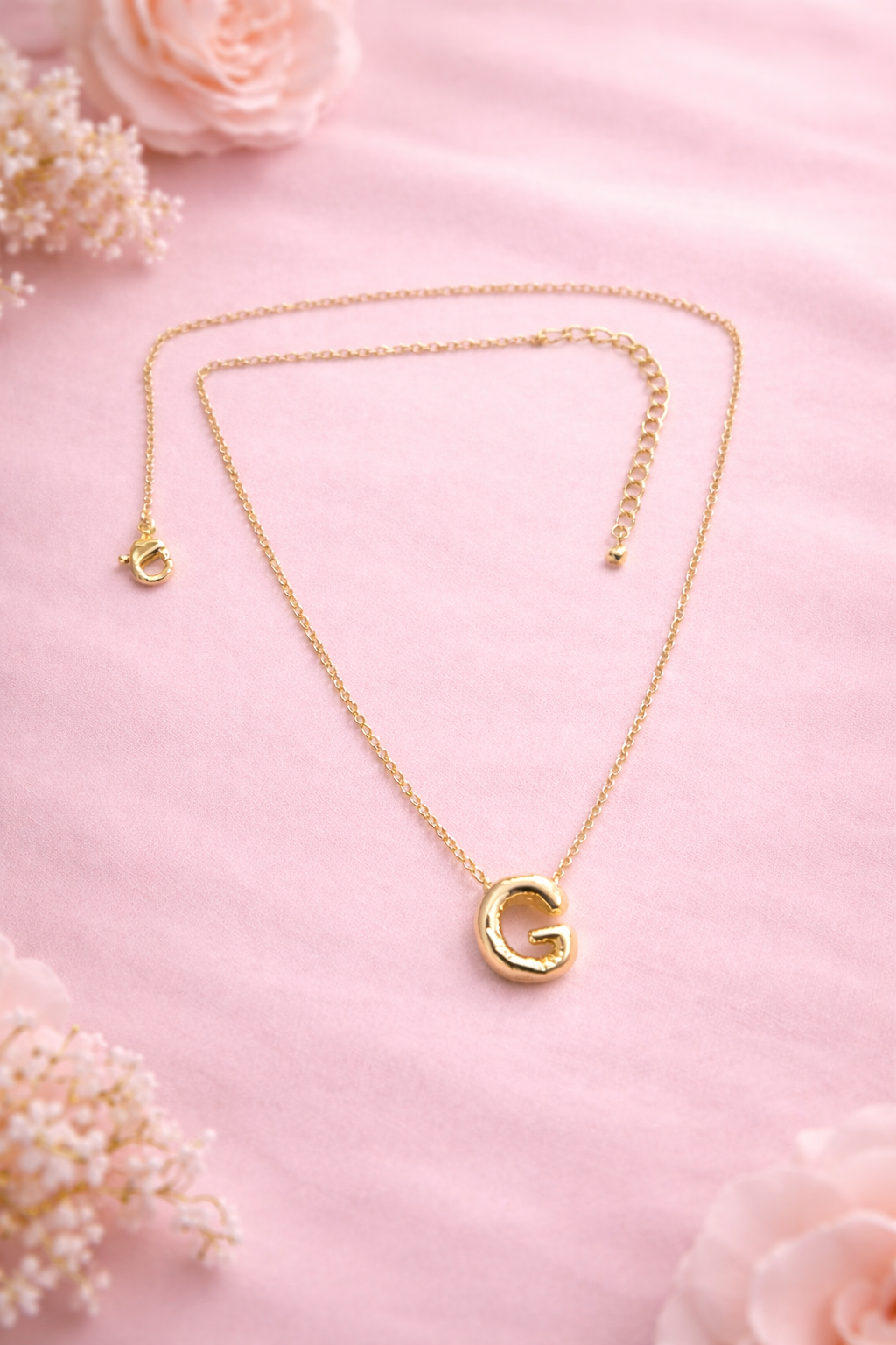 Bold Initial Necklace - Letter G