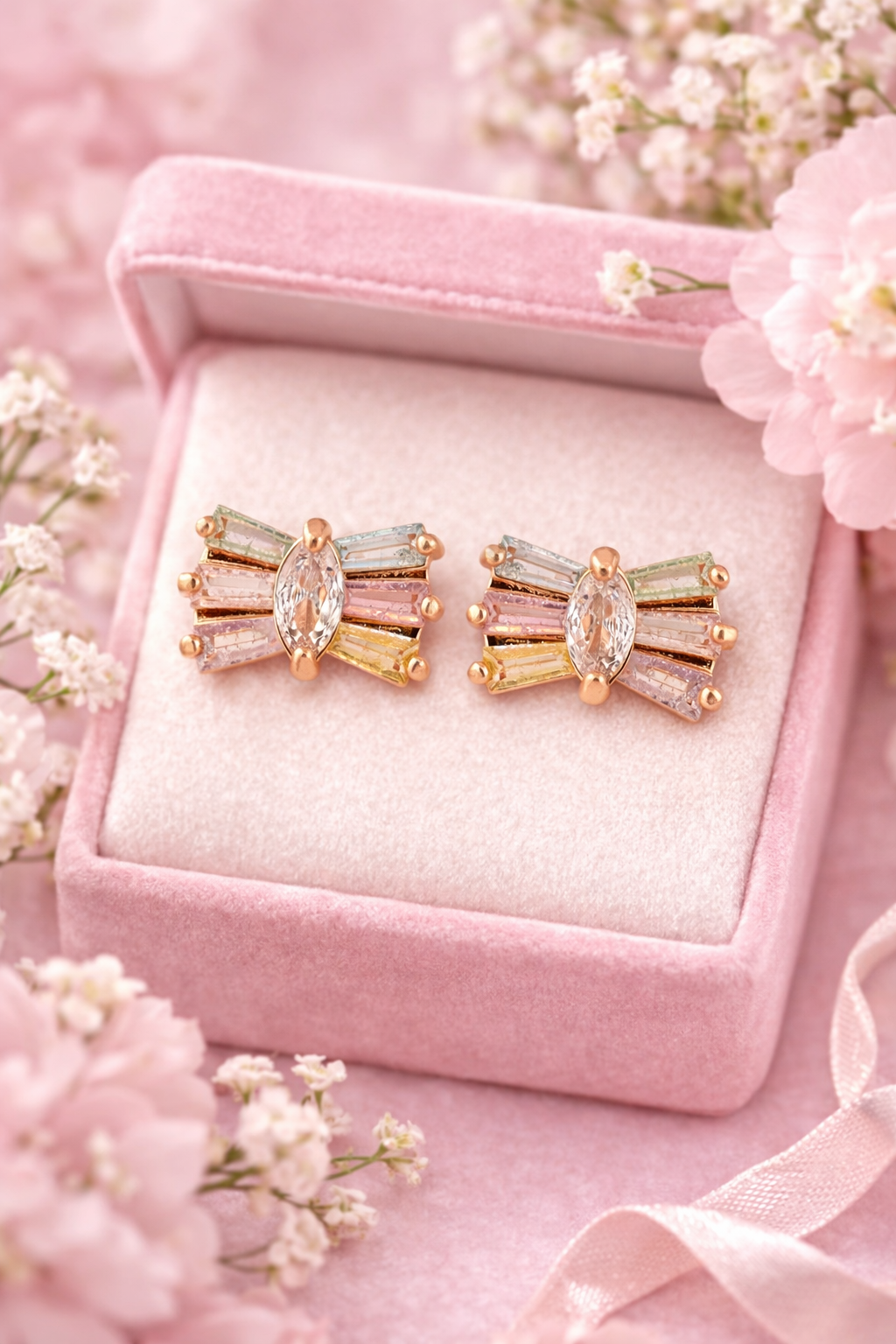 Rosé Monarchs Studs