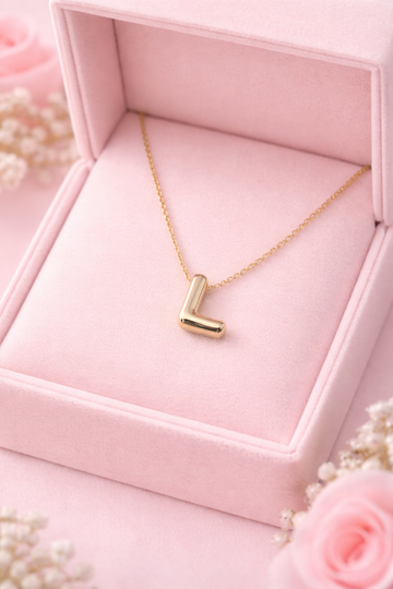 Bold Initial Necklace - Letter L