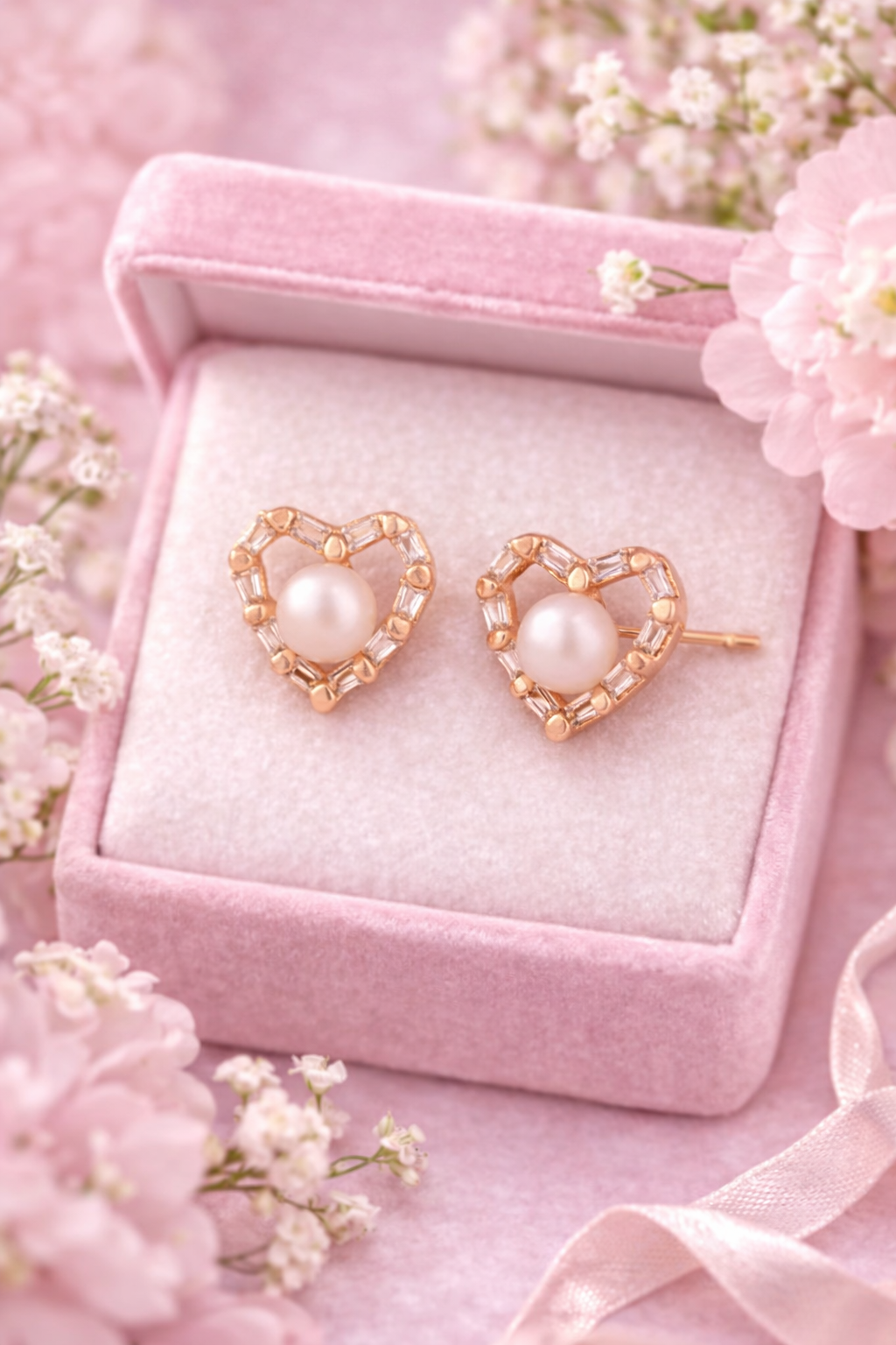 Pearl Amour Studs