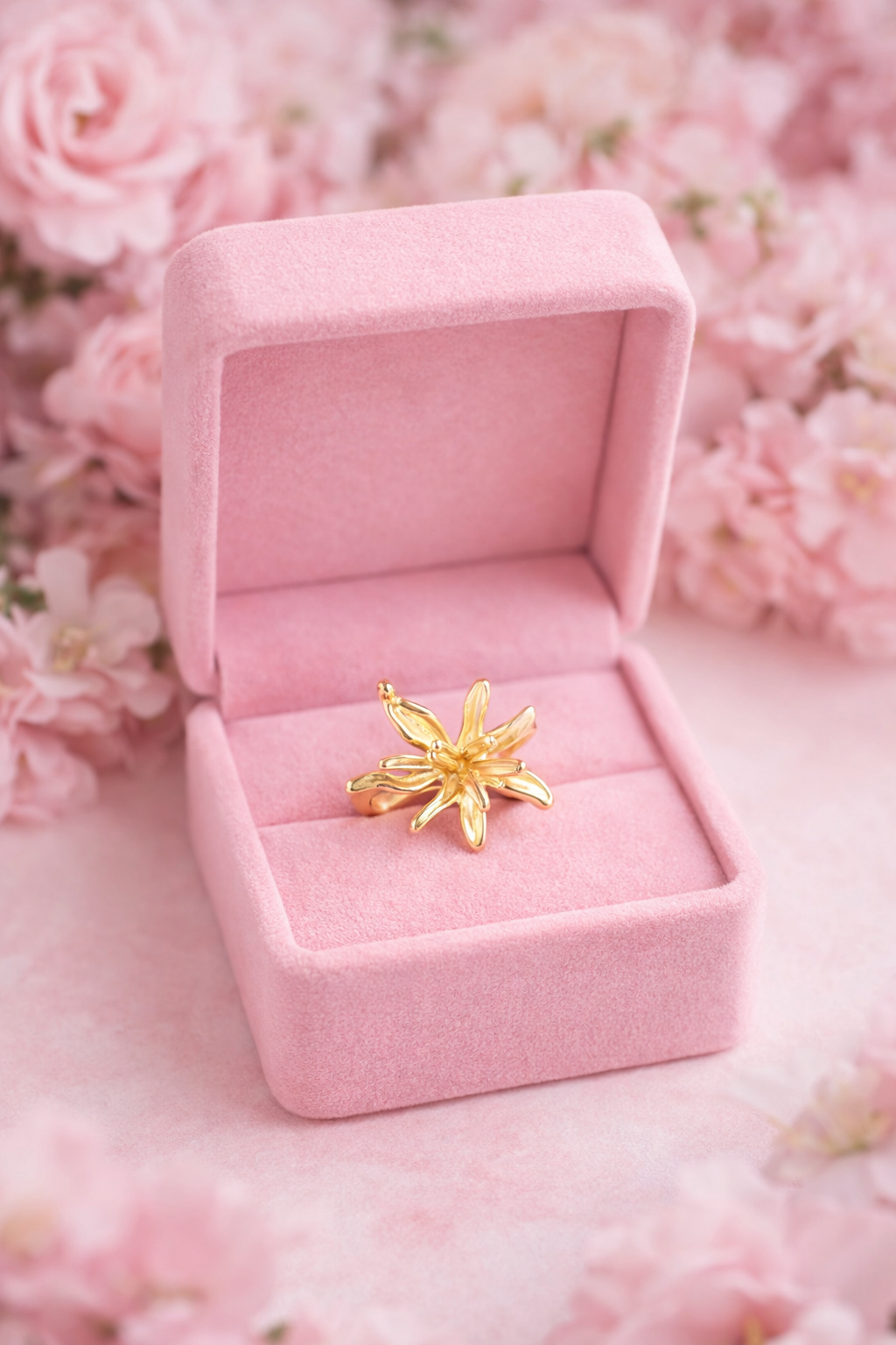 Starlit Oasis Statement Ring