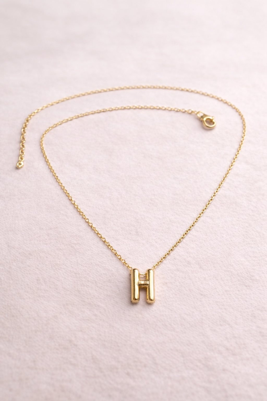Bold Initial Necklace – Letter H