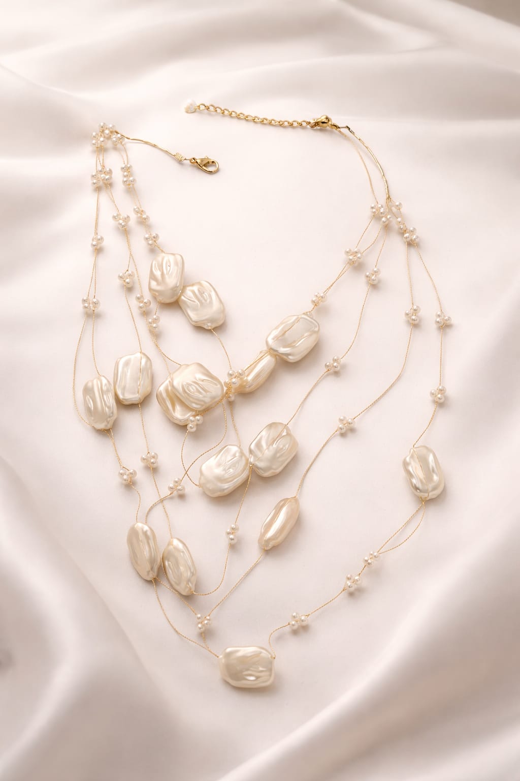 Cascade Pearl Necklace