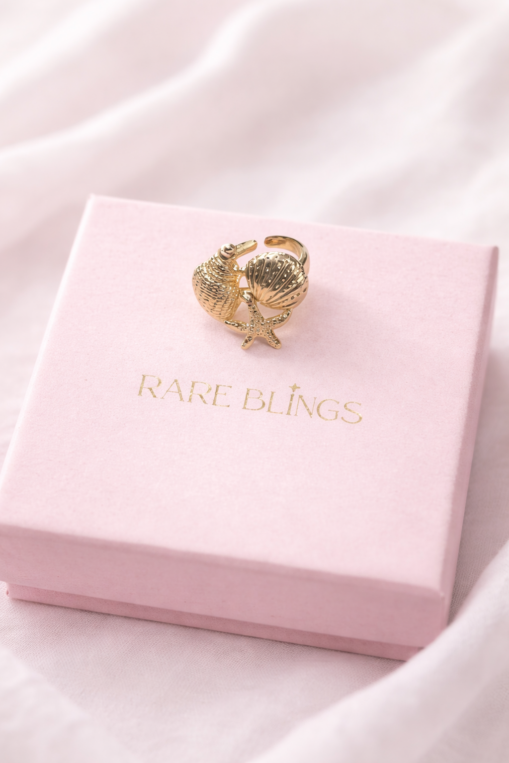Starfish Statement Ring