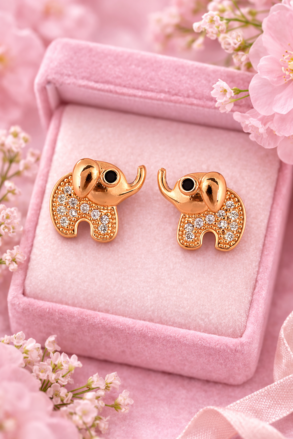 Tiny Elephant Studs