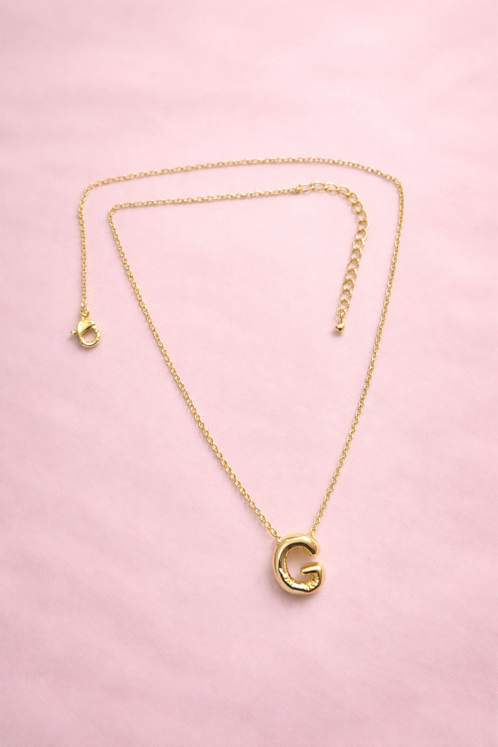 Bold Initial Necklace - Letter G