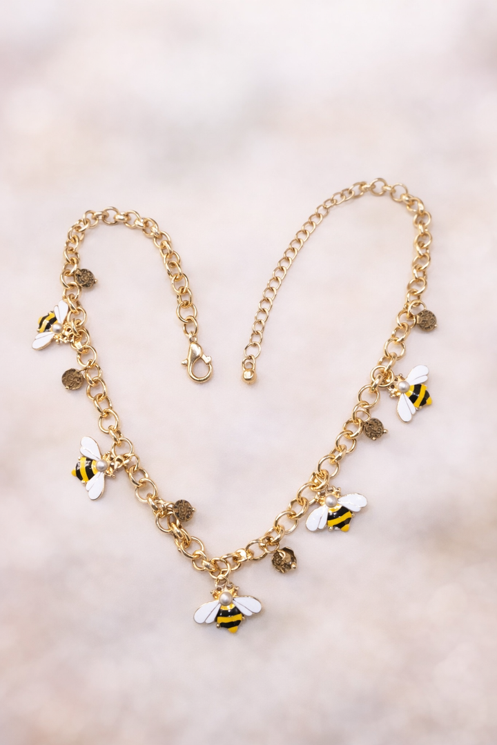 Honey Bee Charm Chain
