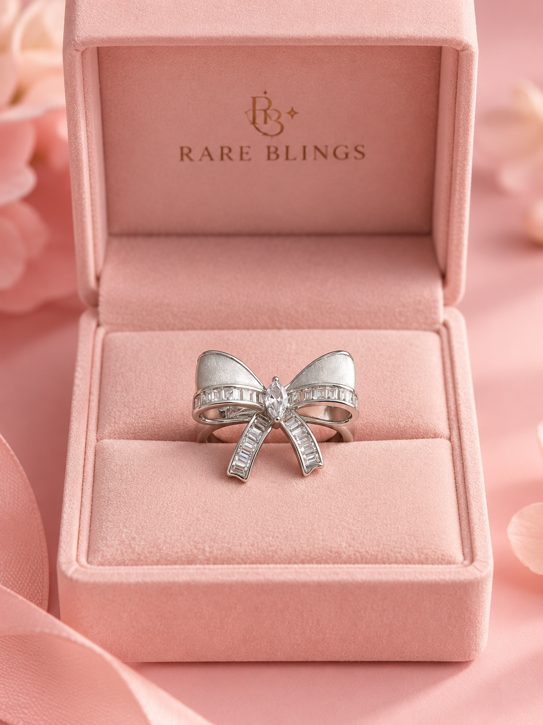 Bow Affair Silver Ring