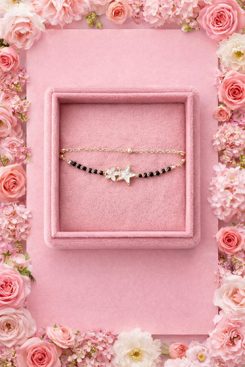 Star Charm Mangalsutra Bracelet