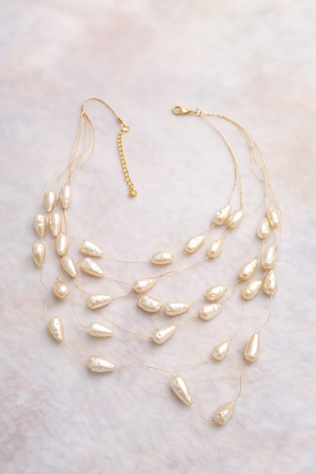 Luxe Multi-Layer Pearl Necklace
