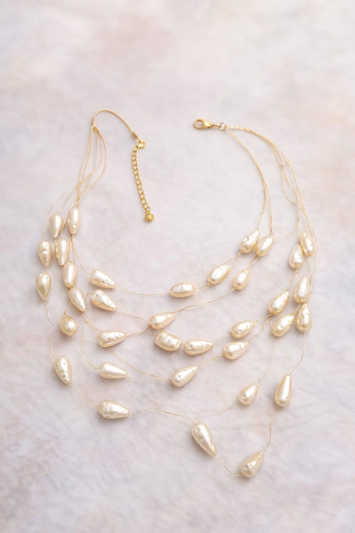 Luxe Multi-Layer Pearl Necklace