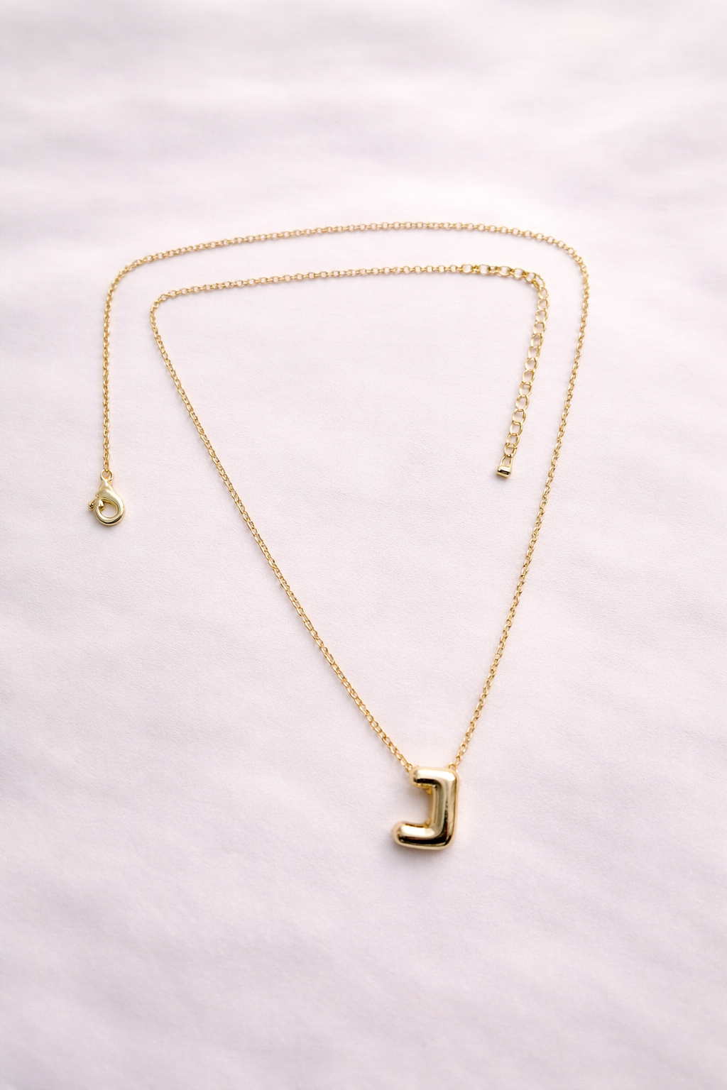 Bold Initial Necklace - Letter J