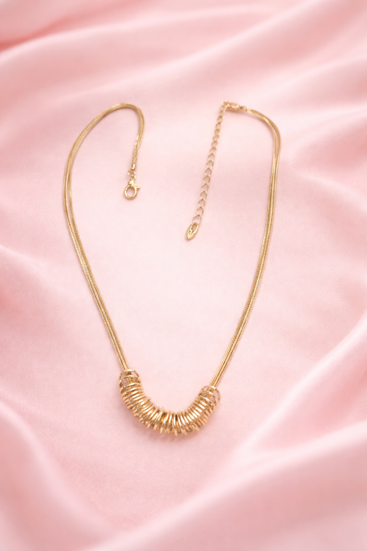 Golden Aura Stacked Necklace