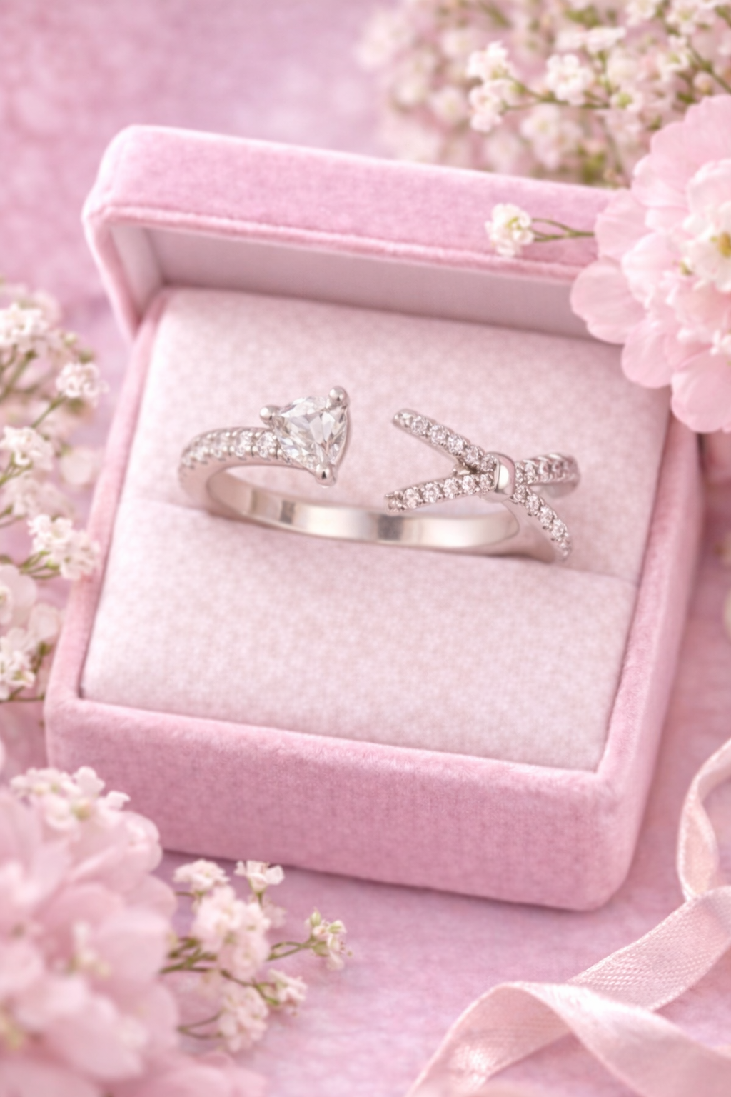 Cross Heart Ring