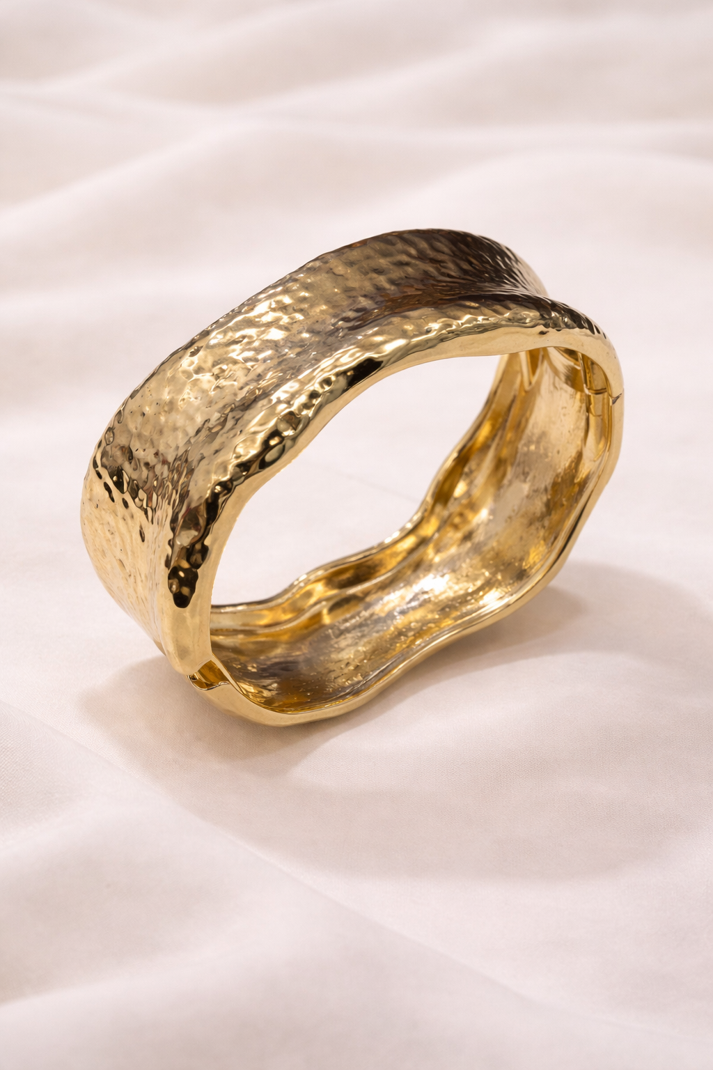 Ripple Edge Cuff Bracelet