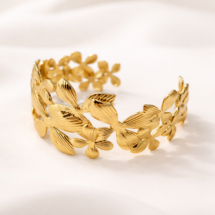 Petal Bloom Cuff Bracelet