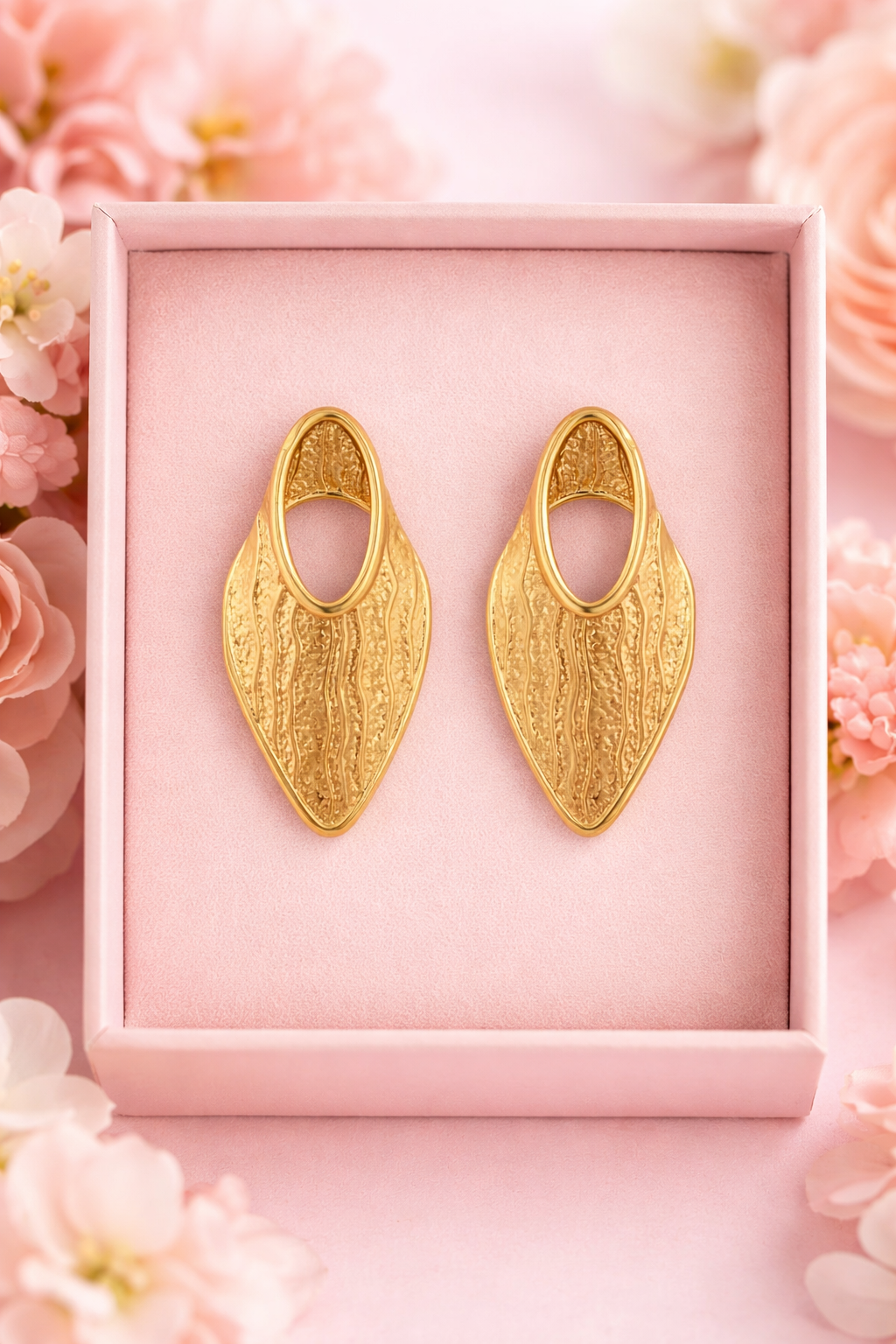 Golden Mirage Drop Earrings