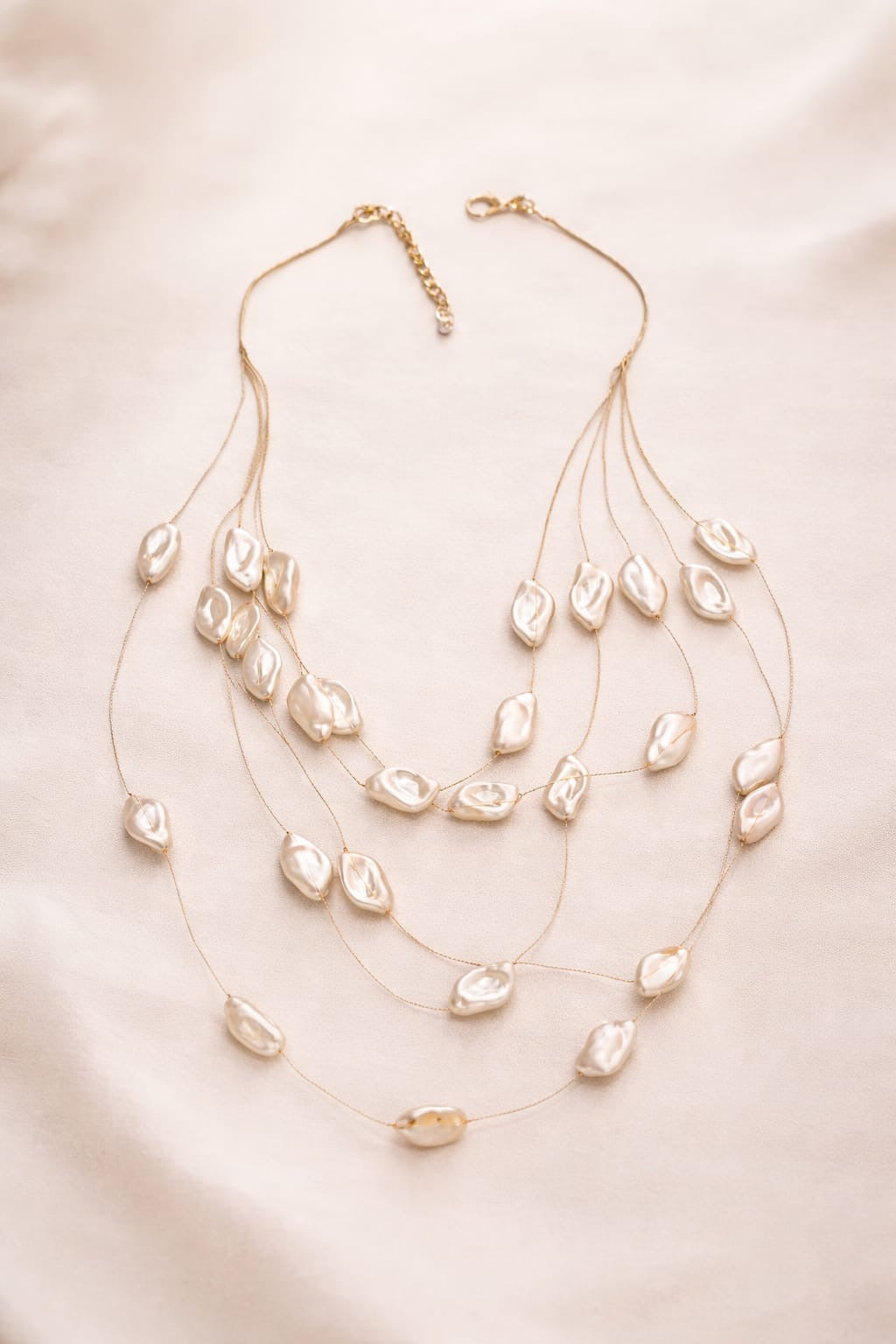 Luxe Layered Pearl Necklace