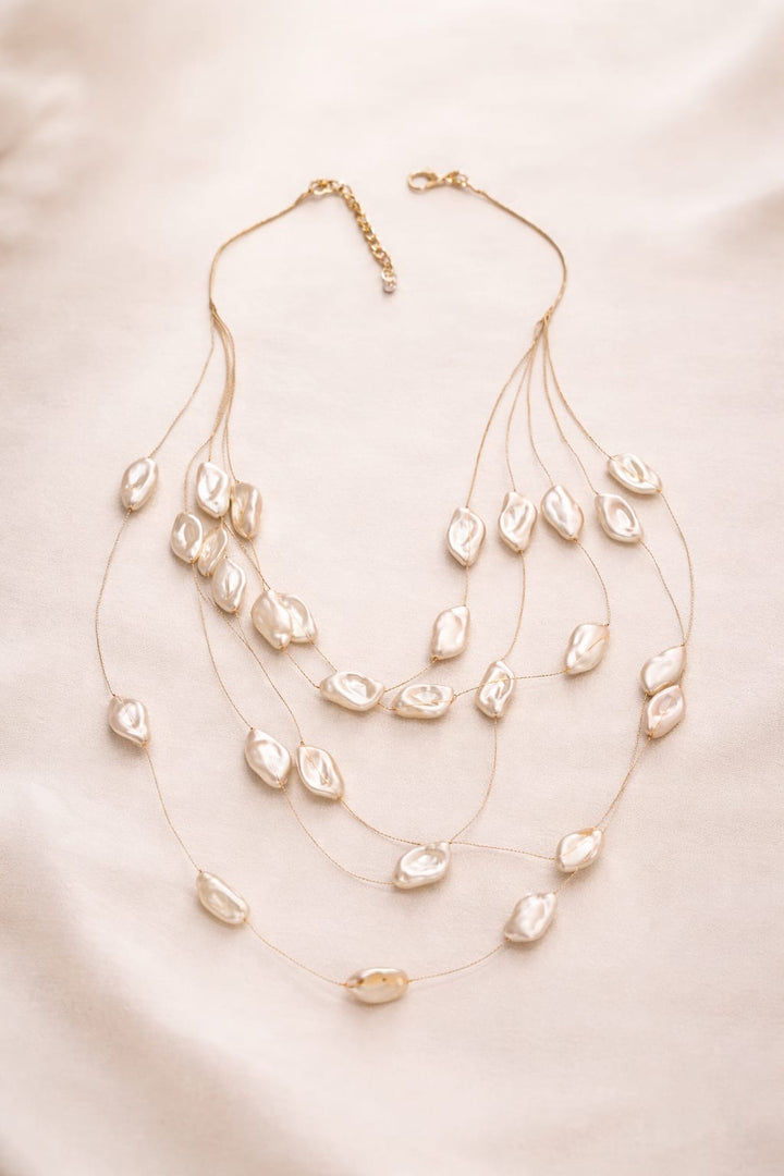 Luxe Layered Pearl Necklace