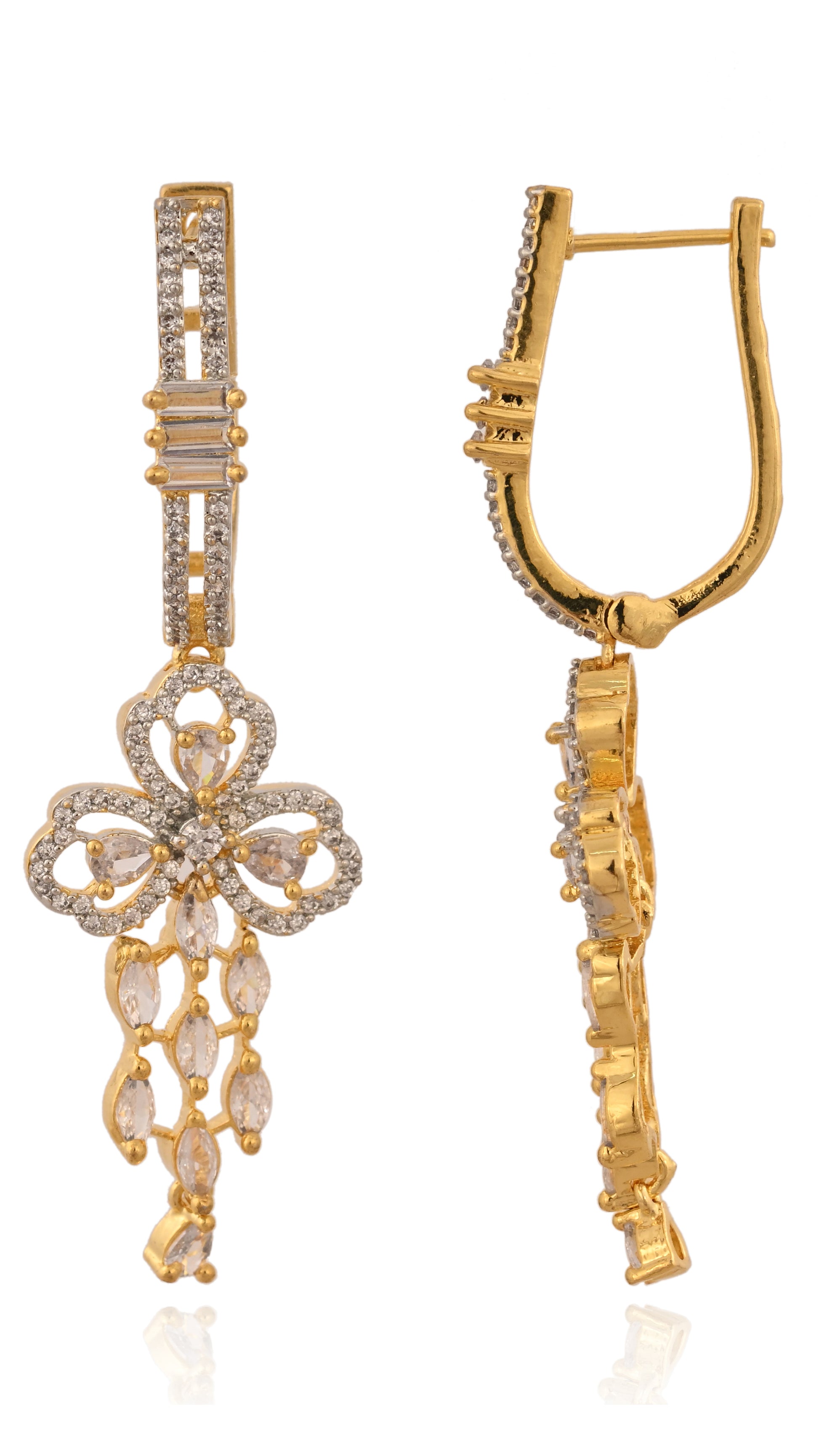 Golden Glimmer Earrings
