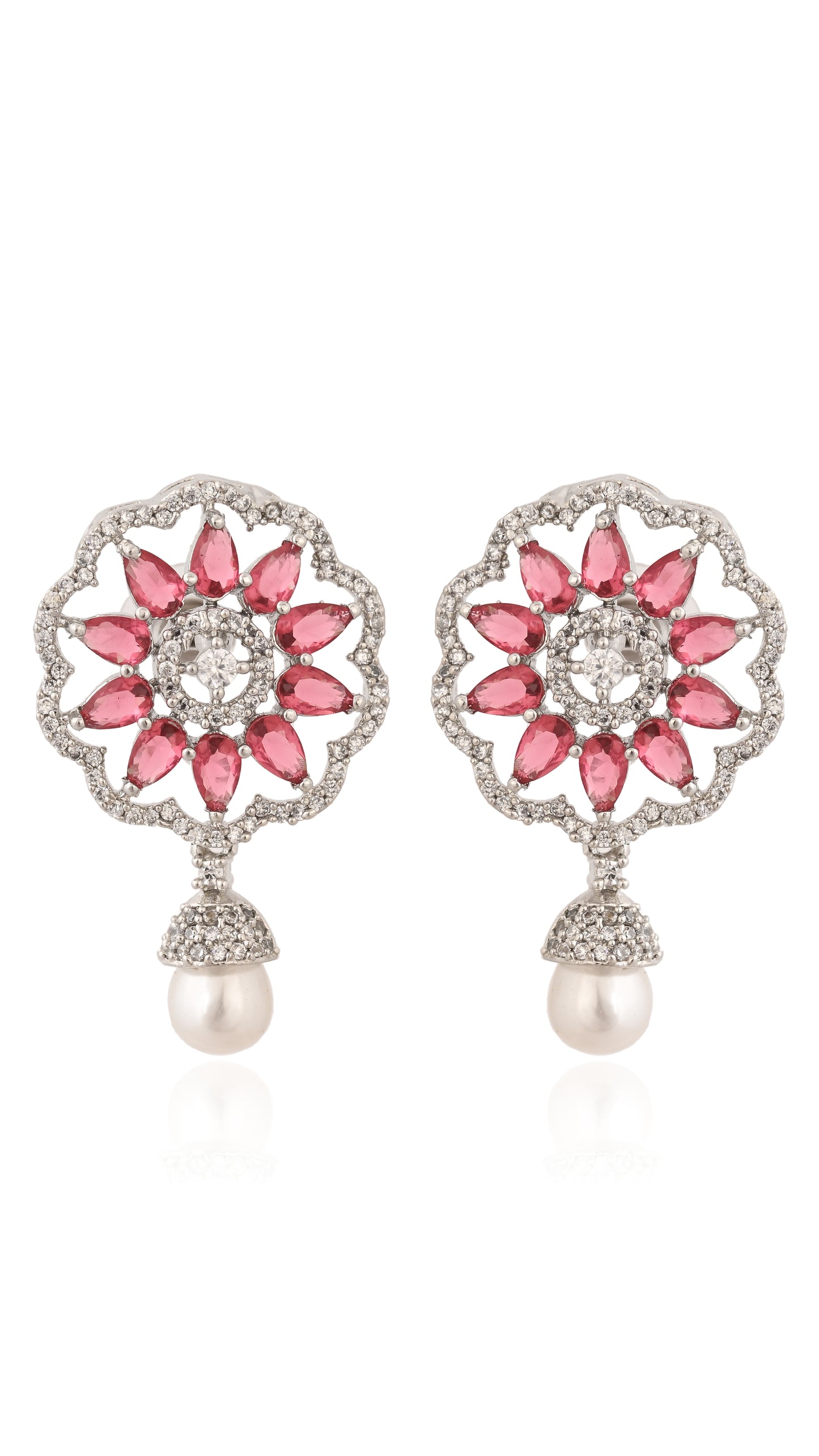 Gemstone Dewdrop Earrings
