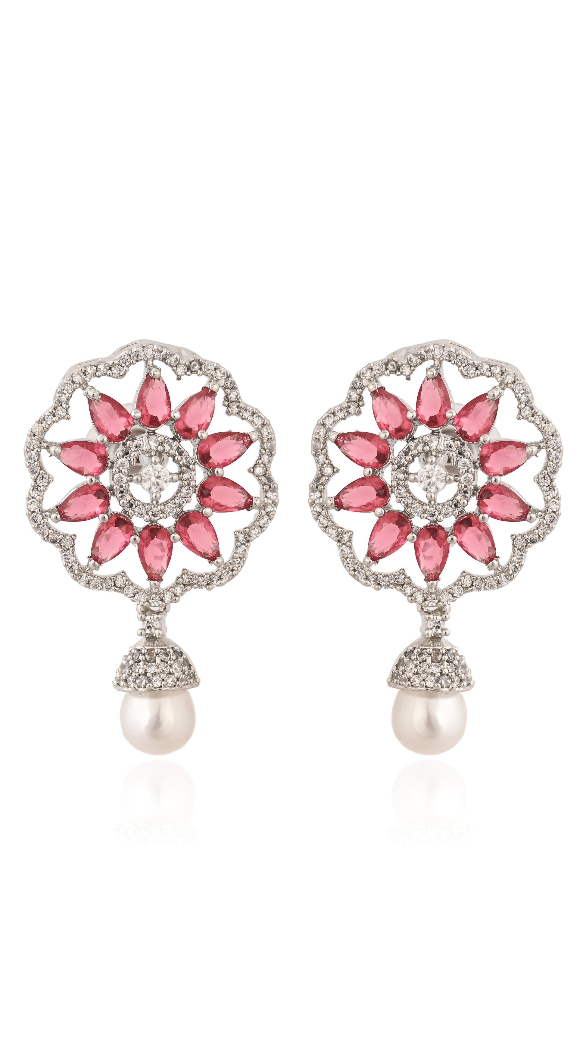 Gemstone Dewdrop Earrings