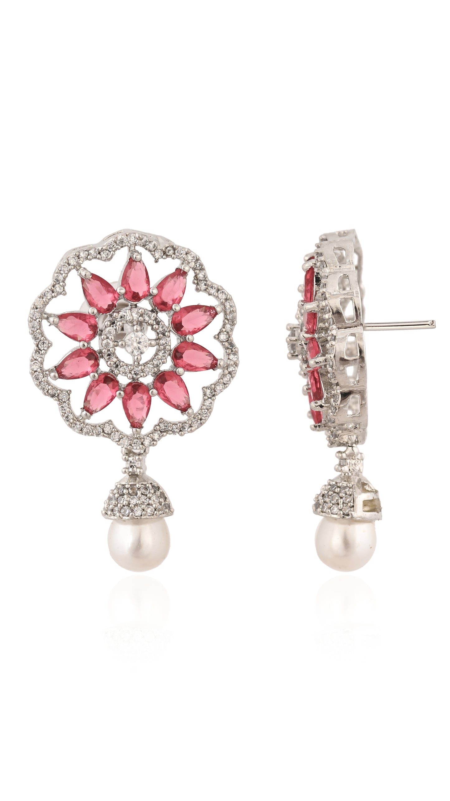 Gemstone Dewdrop Earrings