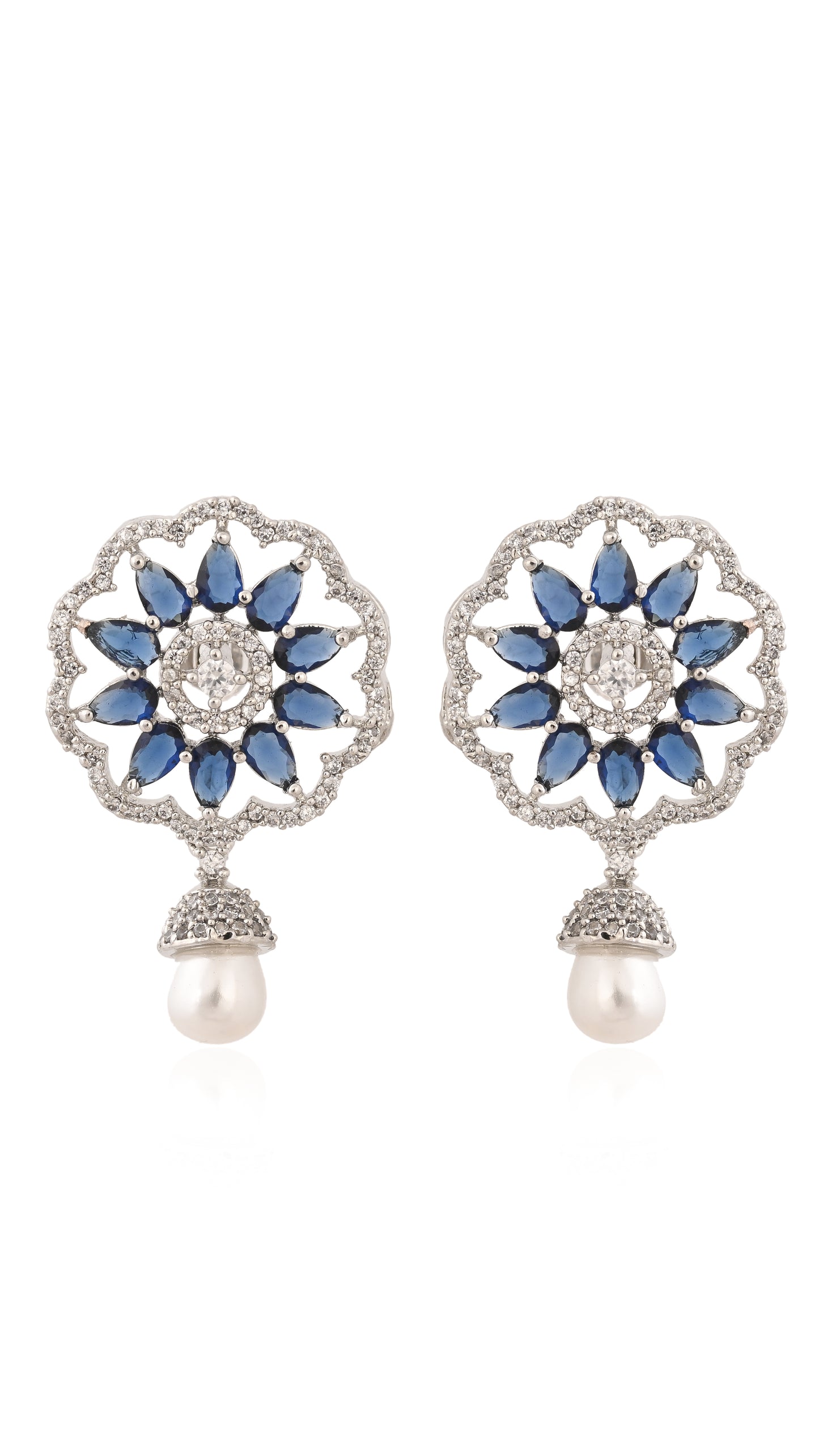 Gemstone Dewdrop Earrings