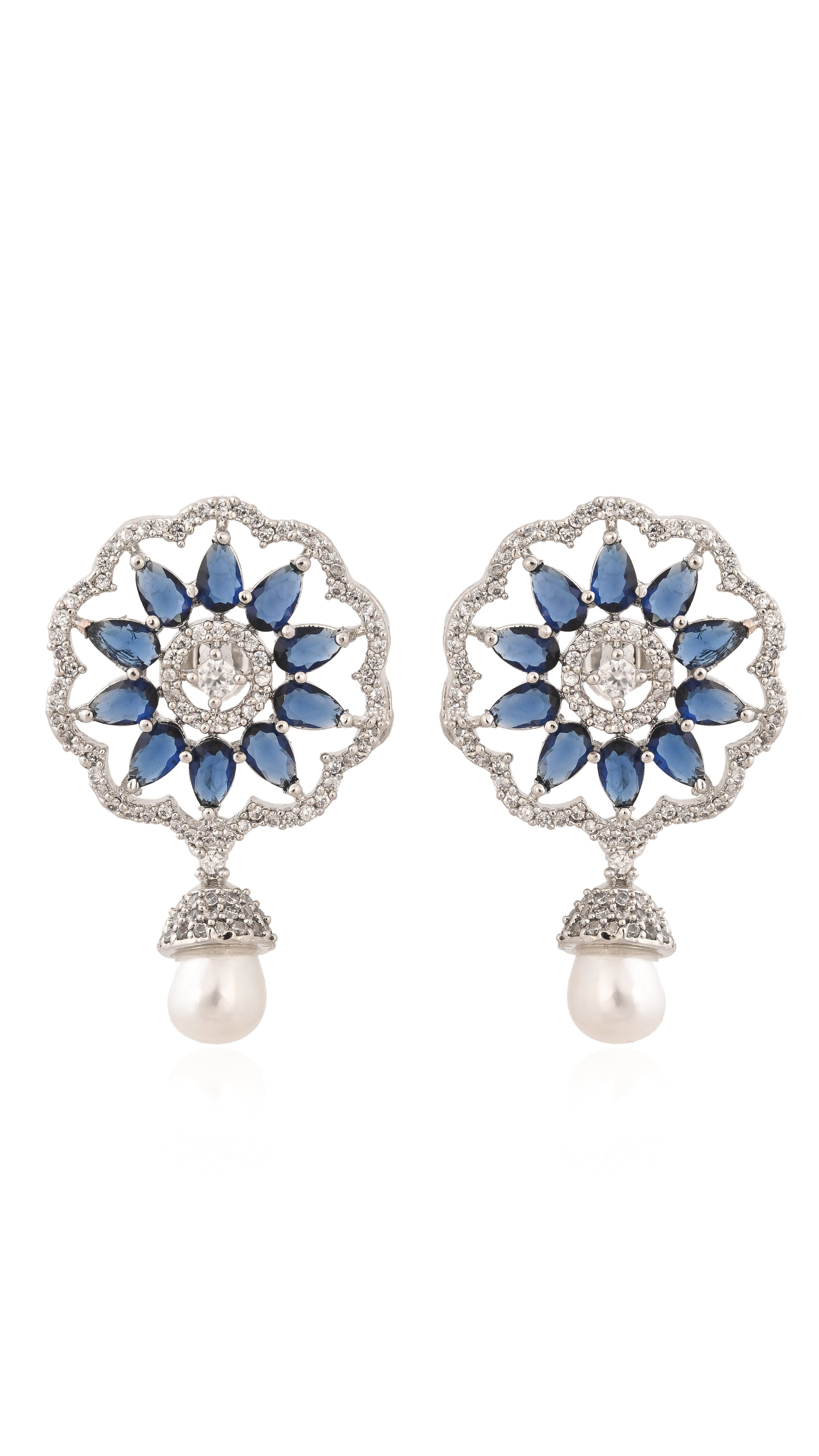 Gemstone Dewdrop Earrings