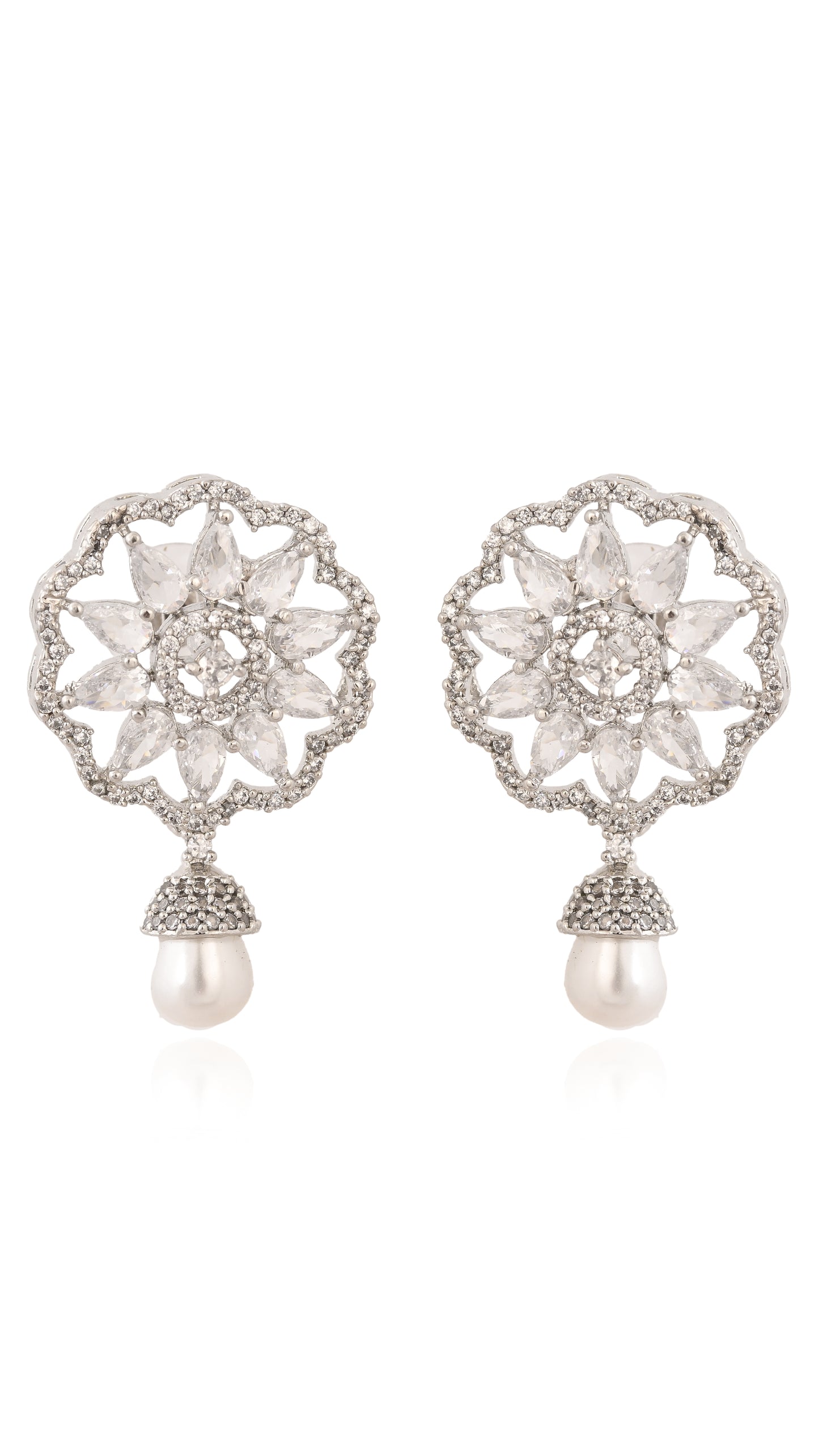 Gemstone Dewdrop Earrings