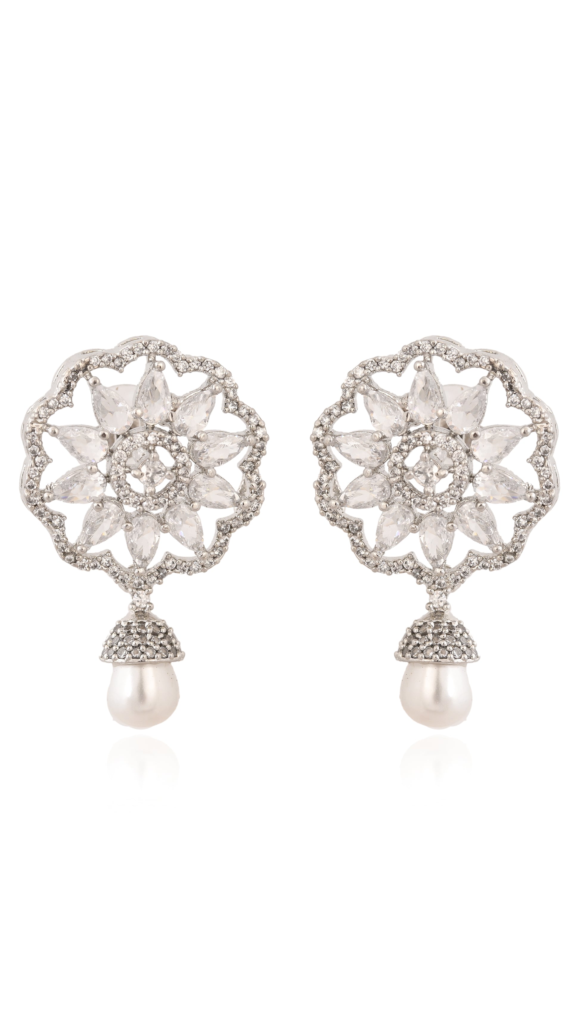Gemstone Dewdrop Earrings
