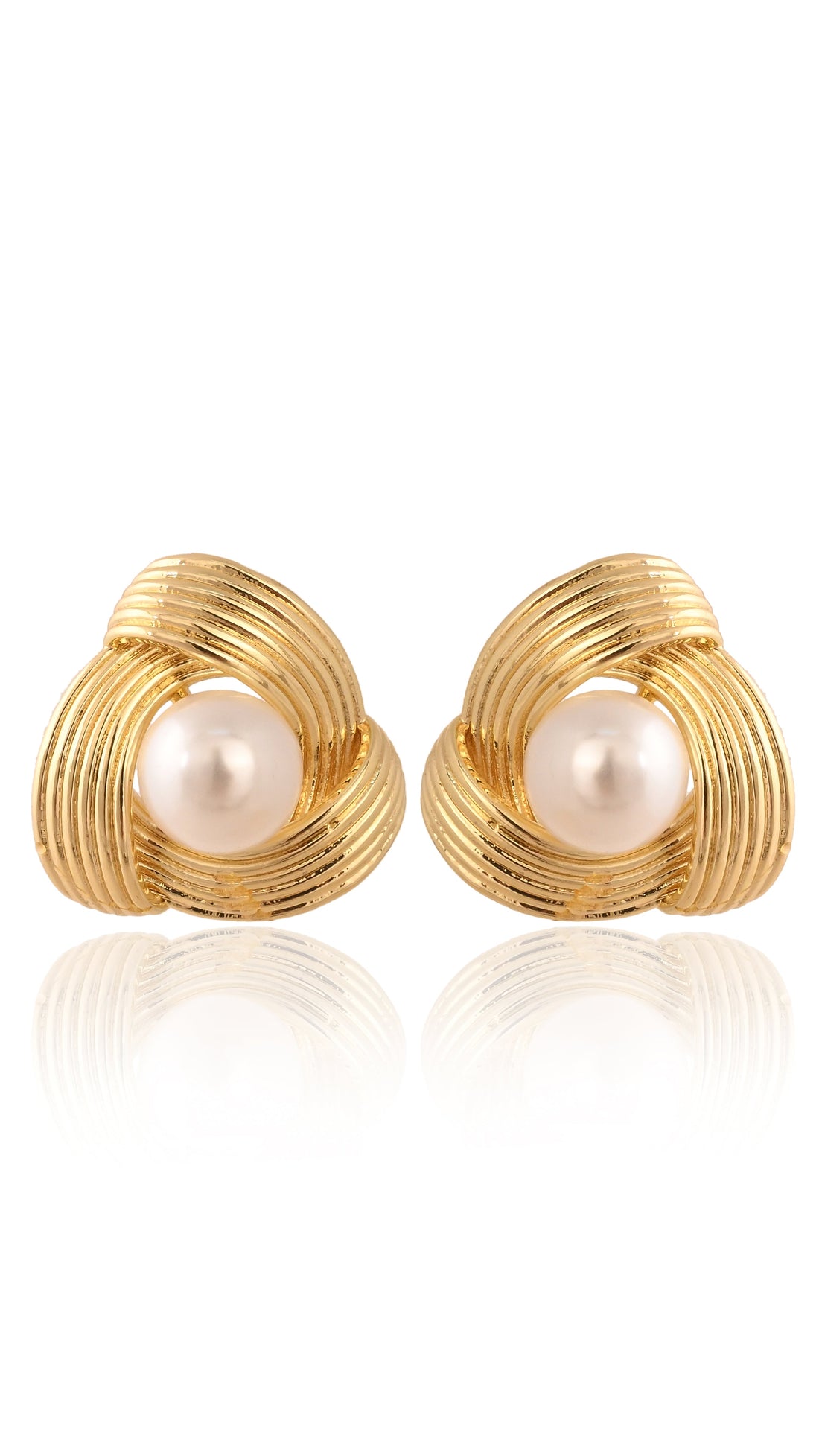 Knot Pearl Earrings