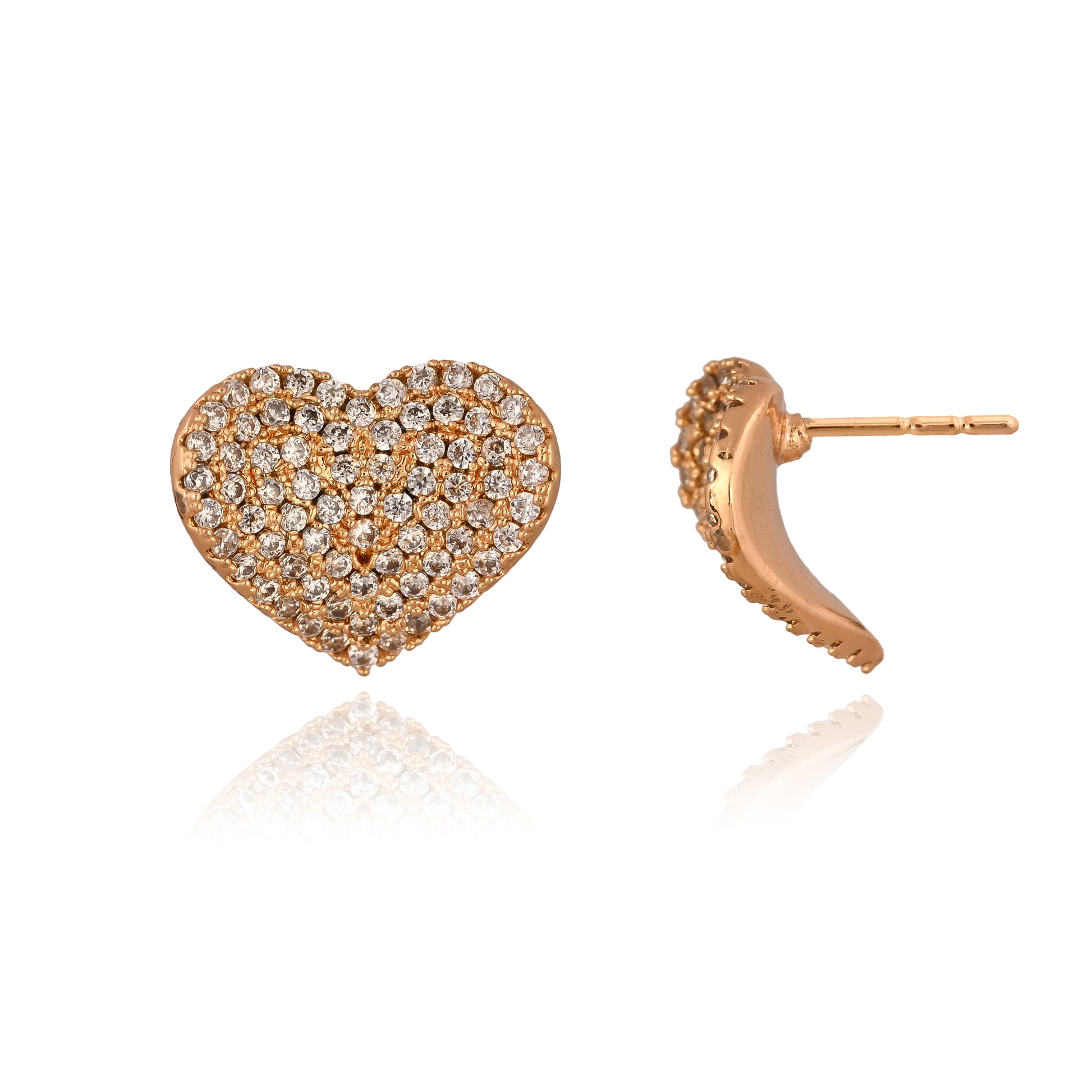 Golden Whispers Studs