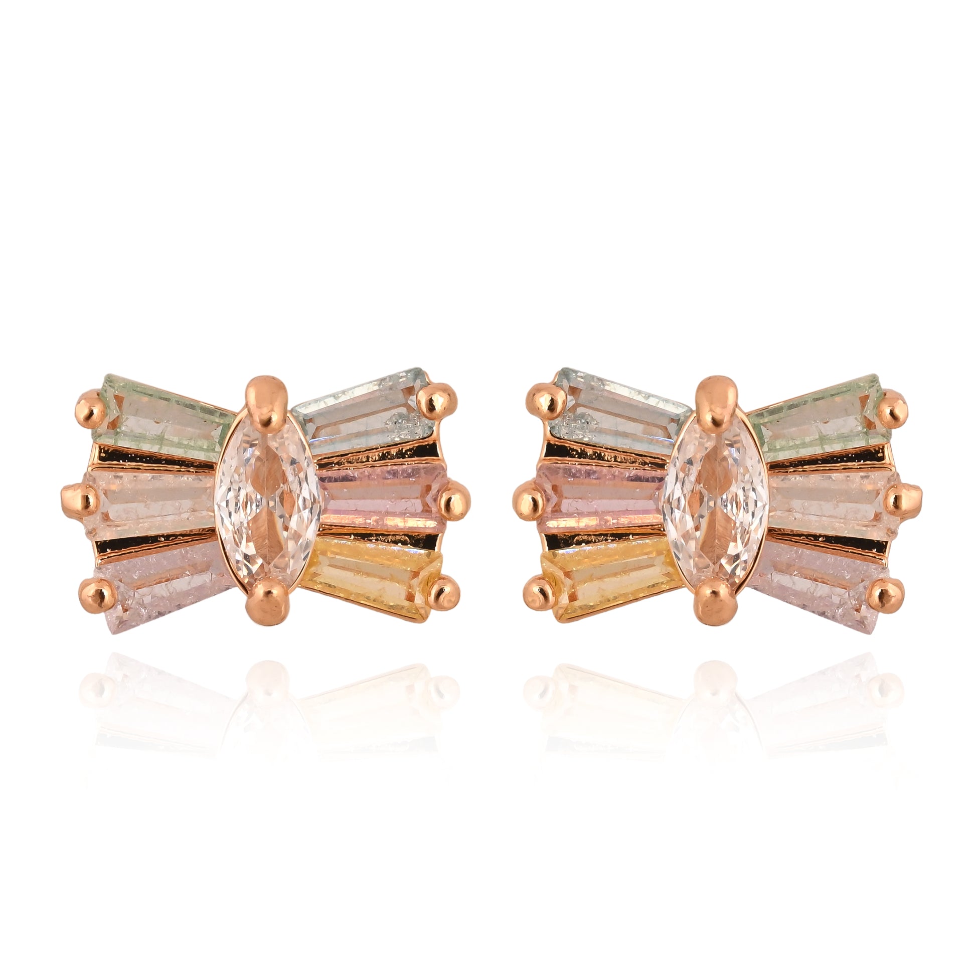 Rosé Monarchs Studs