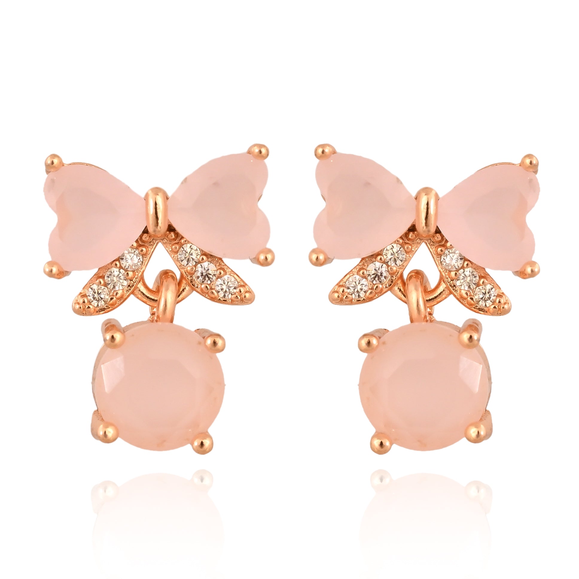 Rosé Bloom Studs