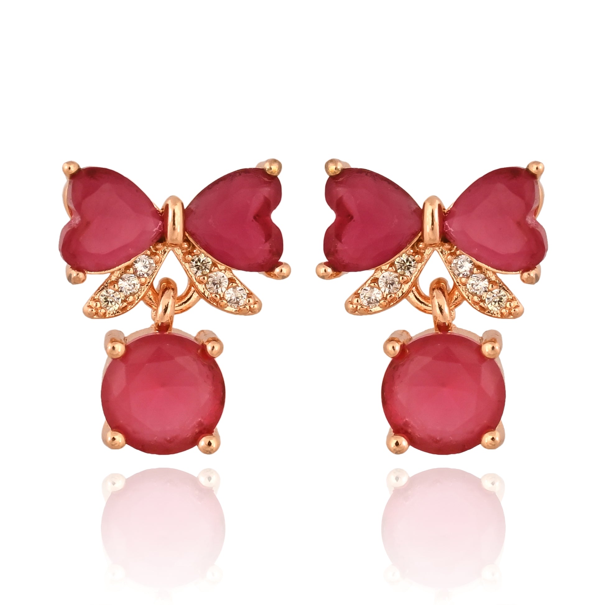 Rosé Bloom Studs