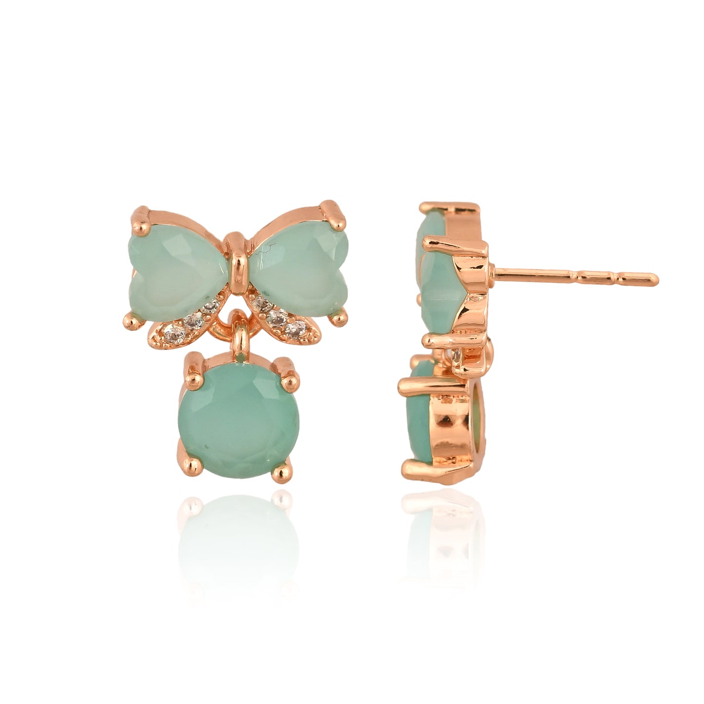 Rosé Bloom Studs