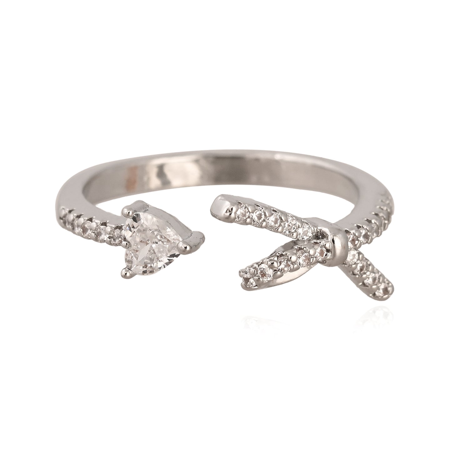 Cross Heart Ring