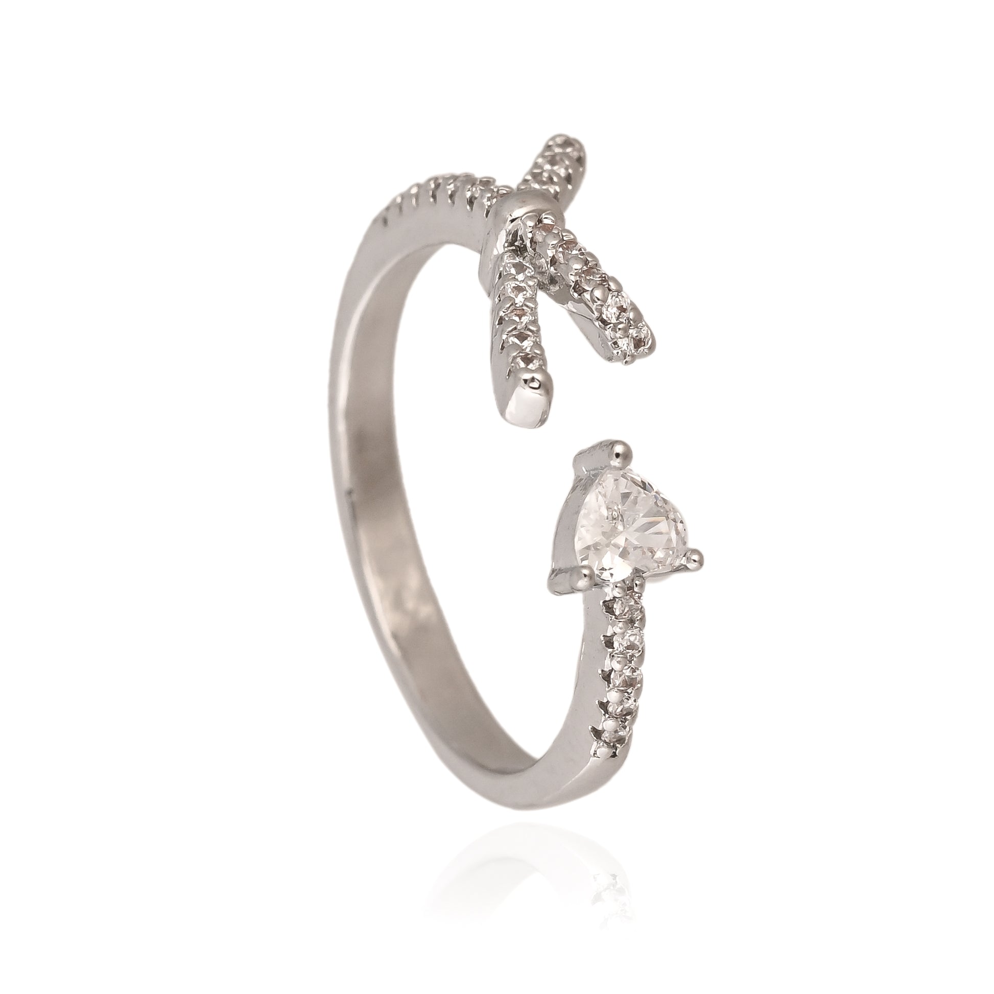 Cross Heart Ring