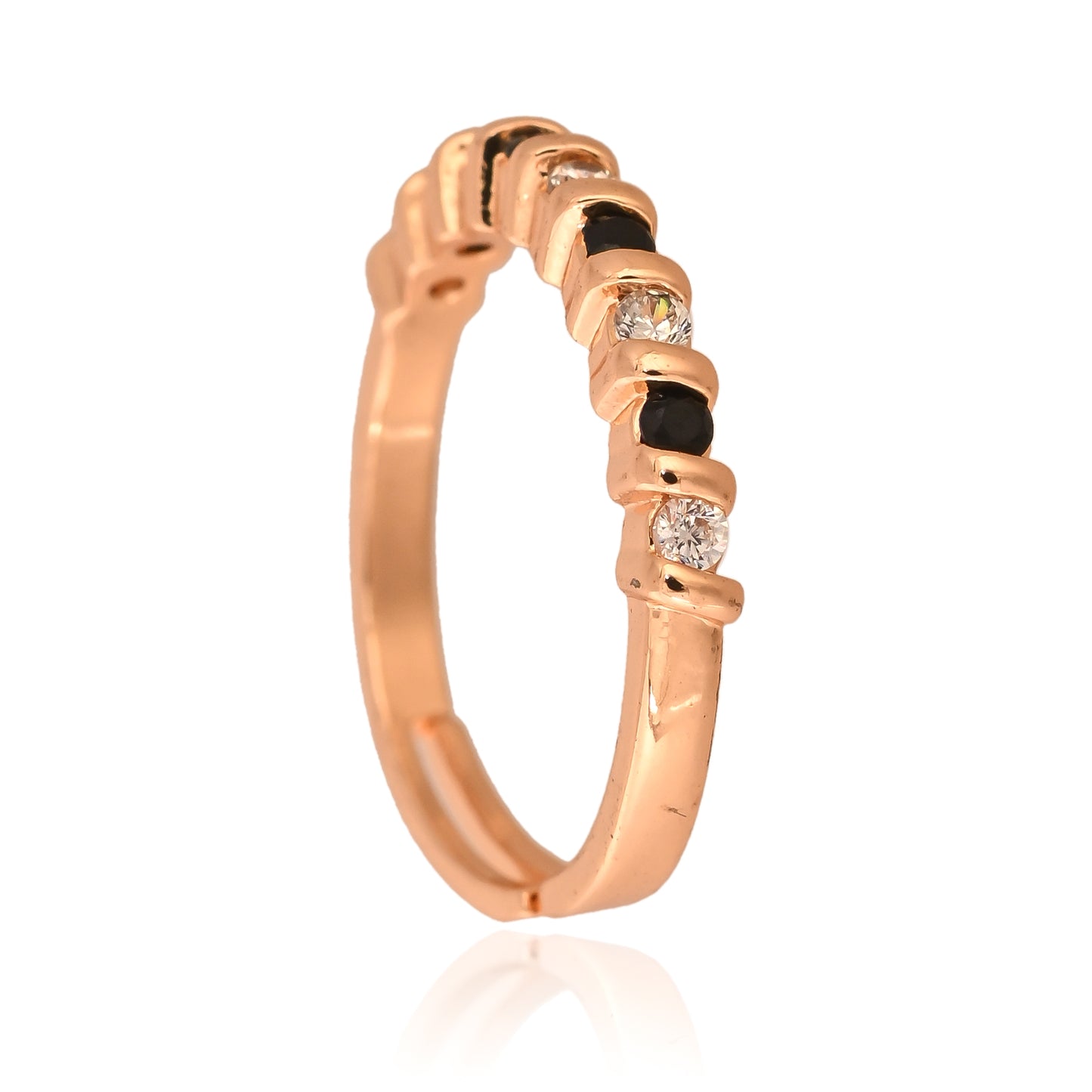 Moonbeam Row Ring