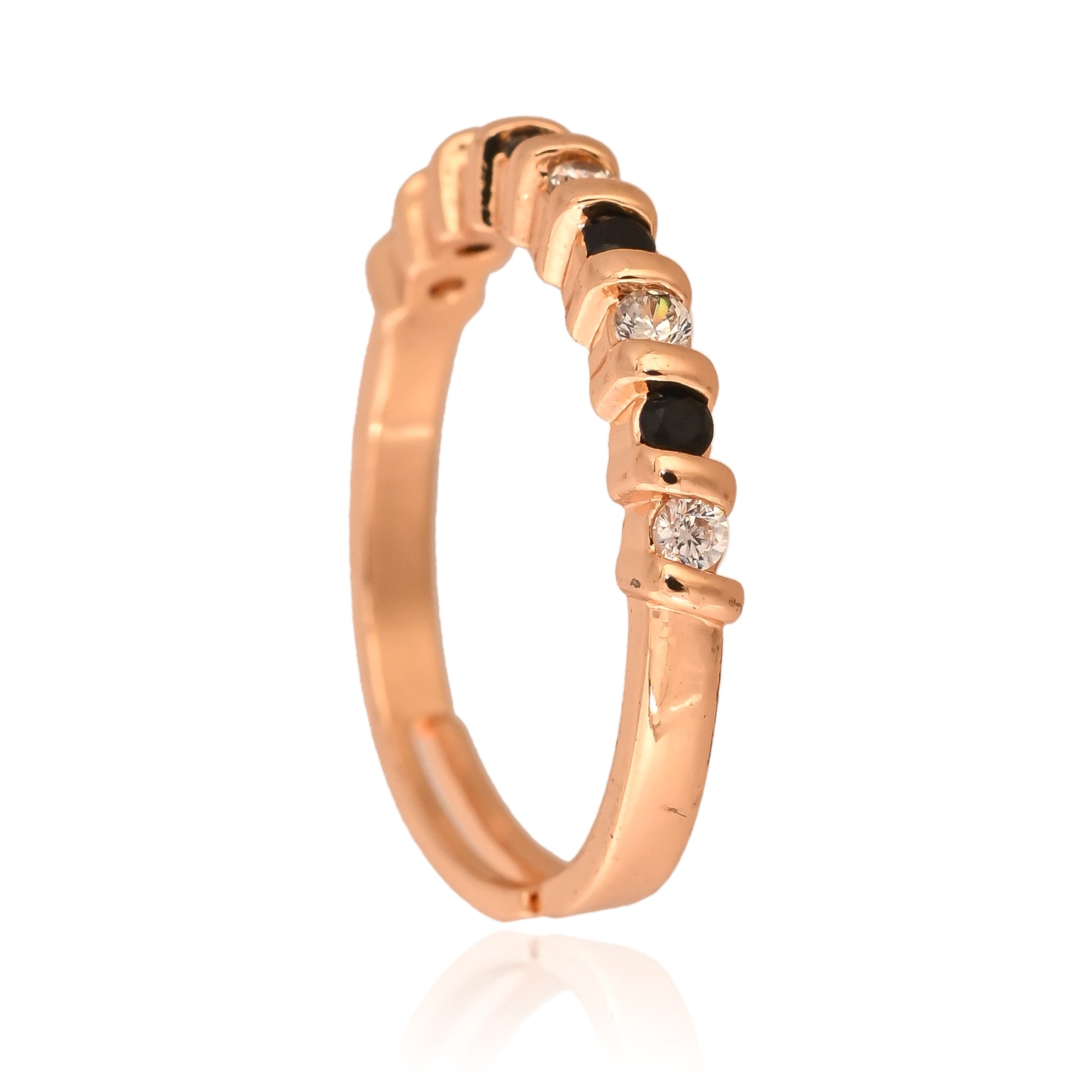 Moonbeam Row Ring