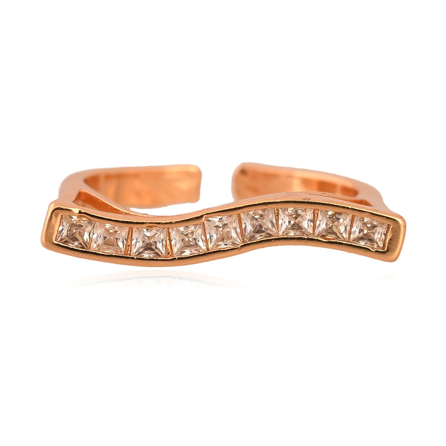 Golden Wave Ring