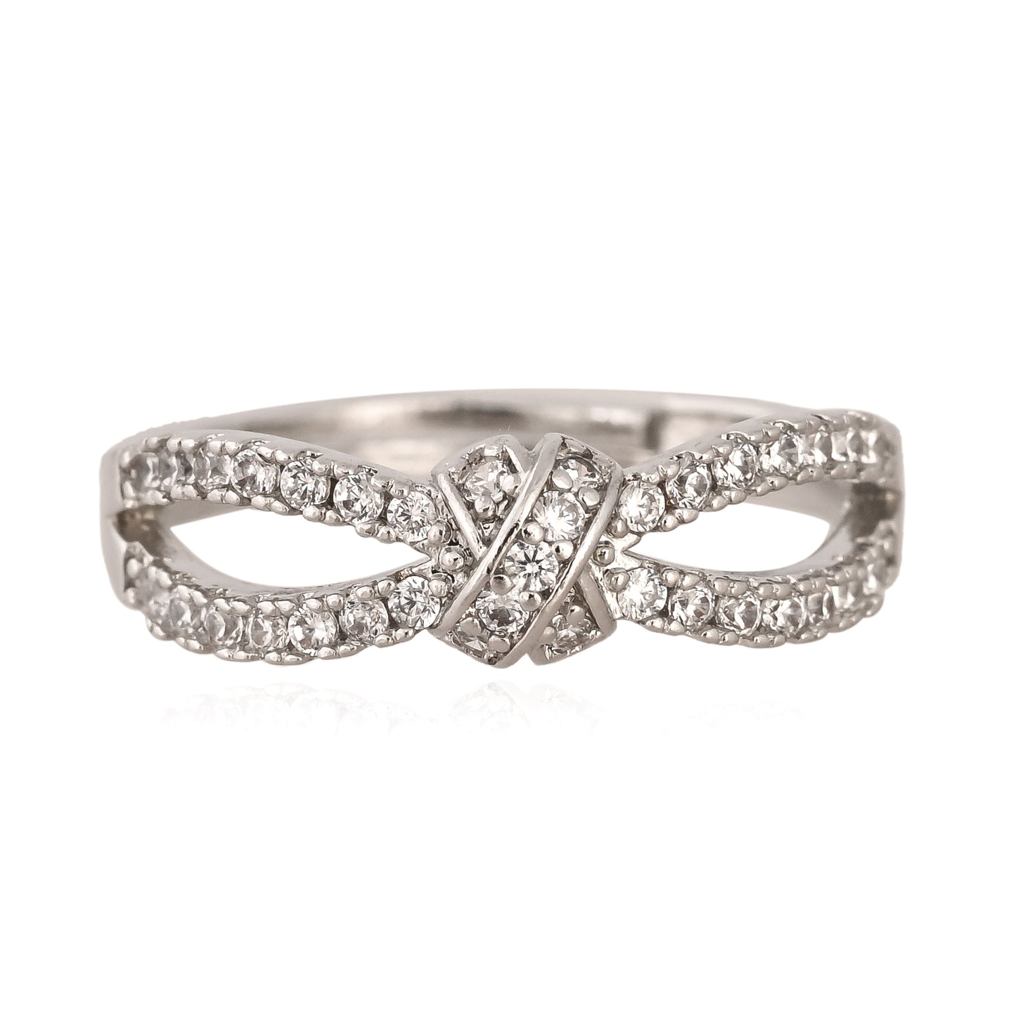 Diamond Whisper Bow Ring